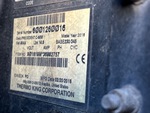 General Appearance with Refrigeration Unit Serial Number