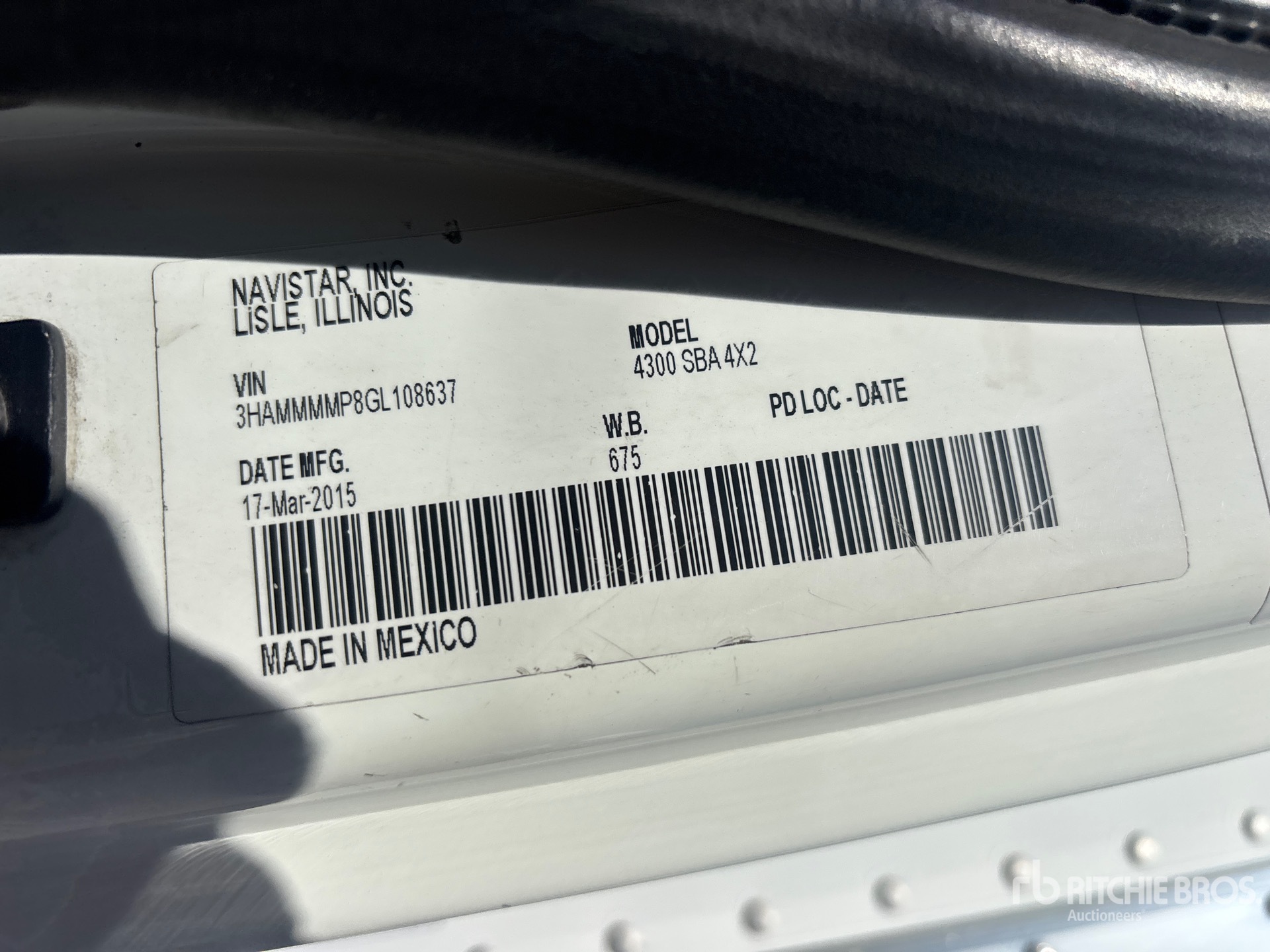 2016 International DuraStar 4300
