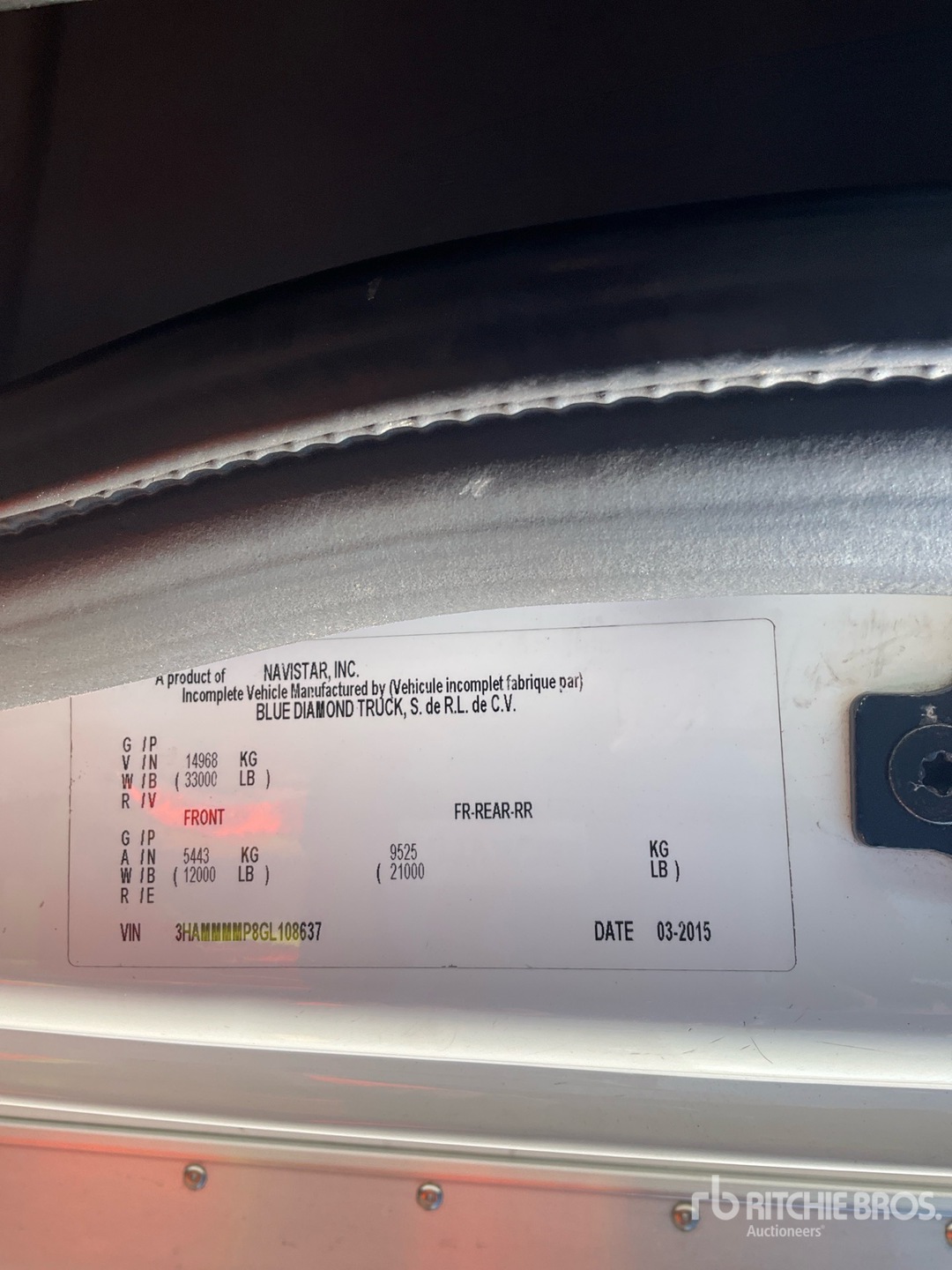 2016 International DuraStar 4300