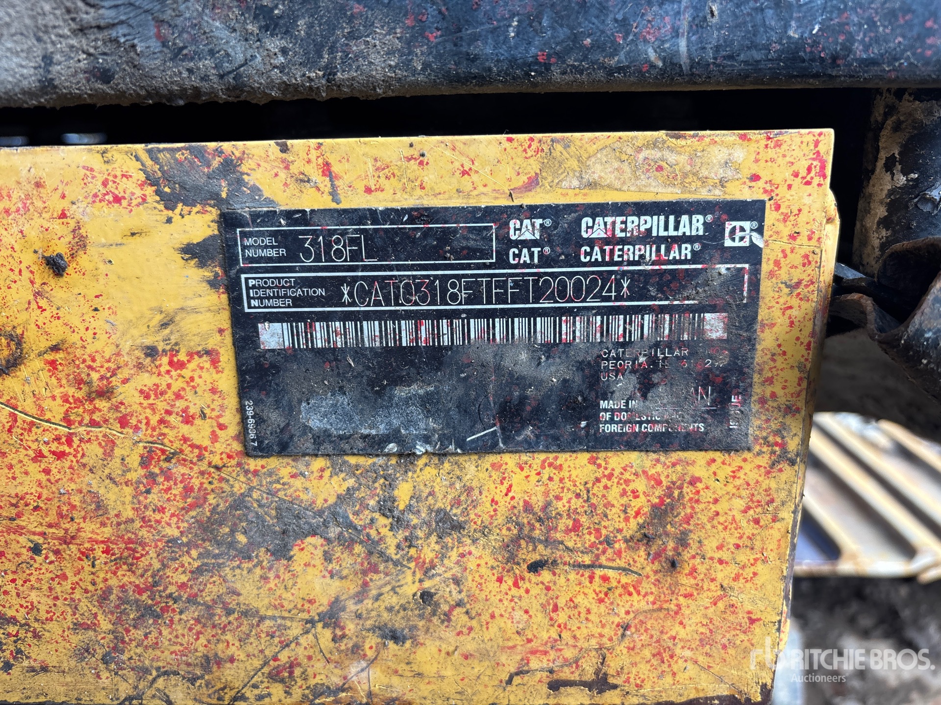 2018 Caterpillar 318FL