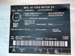 General Appearance with Frame Stamp Serial Number/VIN Photo