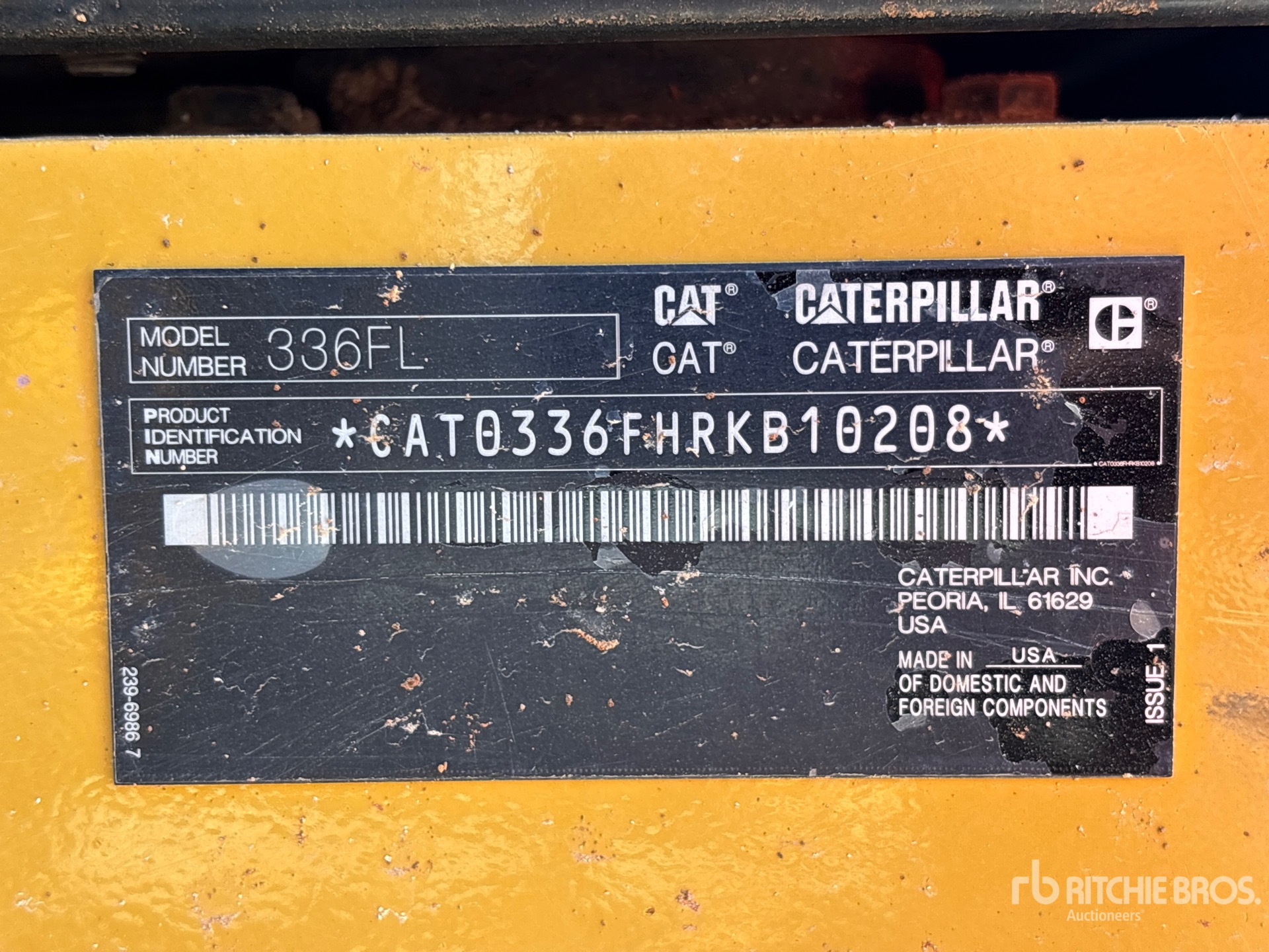 2017 Caterpillar 336F L
