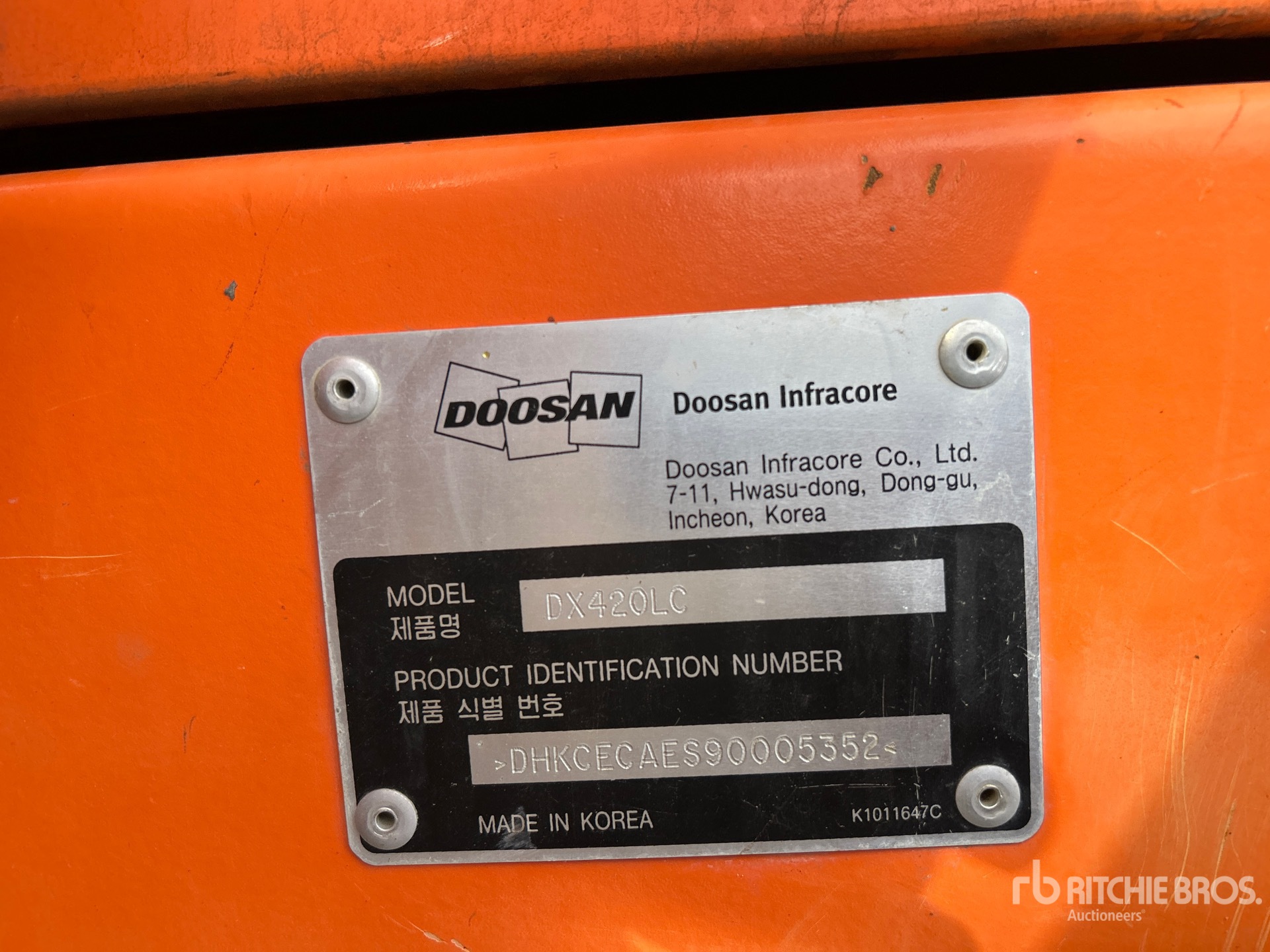 2011 Doosan DX420LC