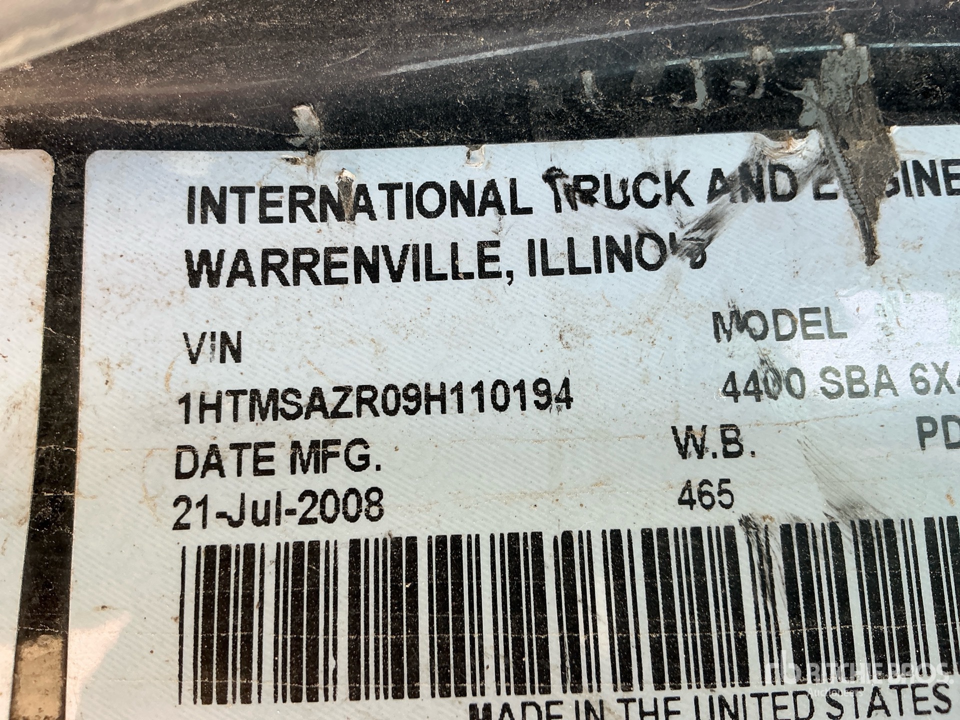 2009 International DURASTAR 4400