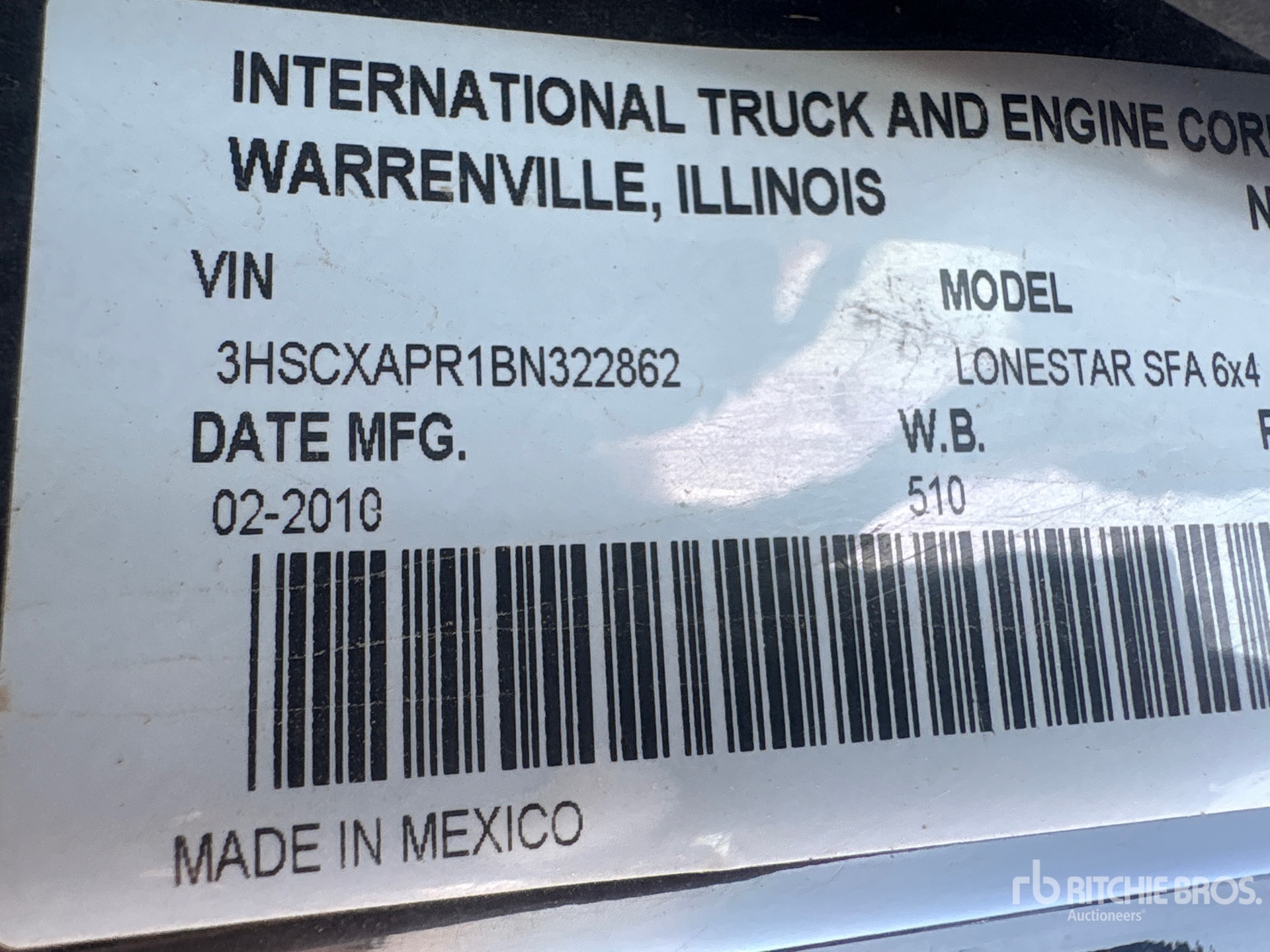 2011 International DURASTAR 4400