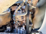 Engine with A/C Compressor