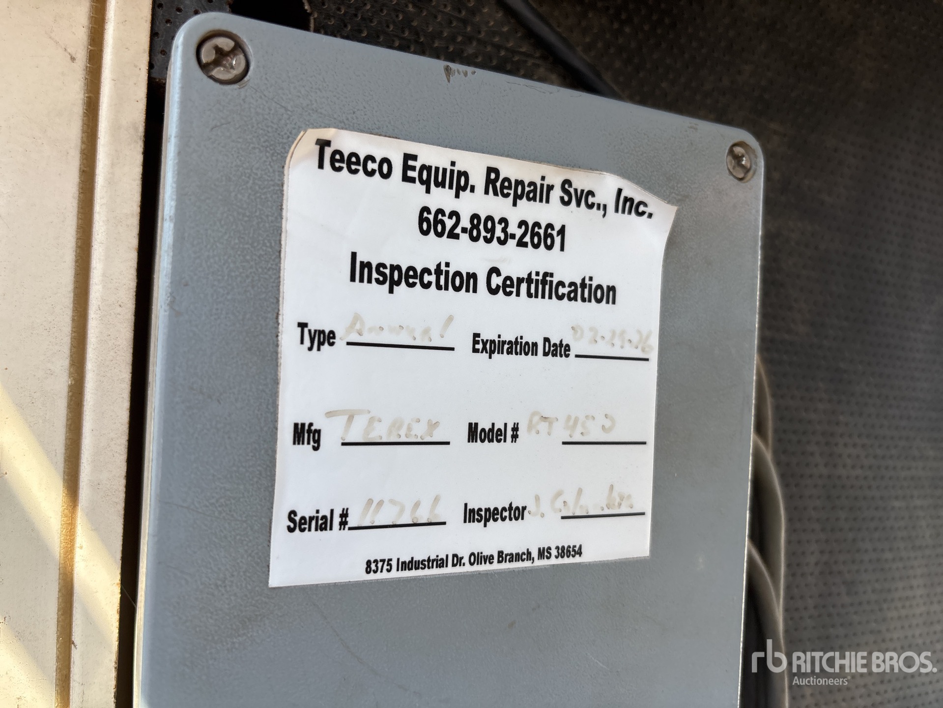 Photo of 1999 Terex RT450
