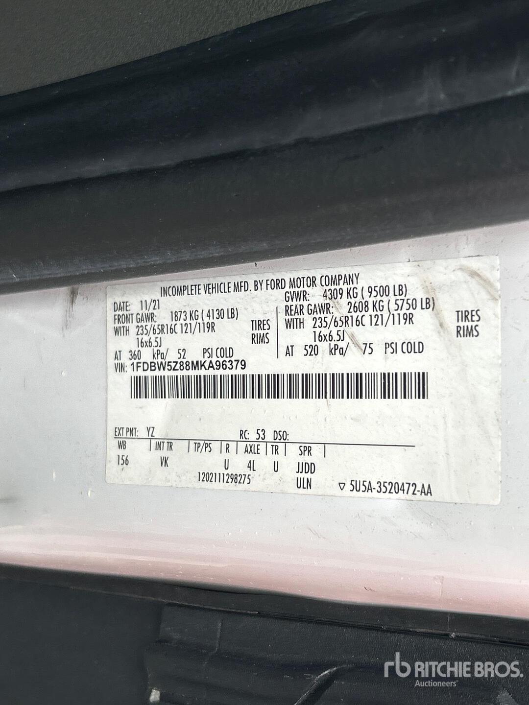 2021 Ford TRANSIT 350