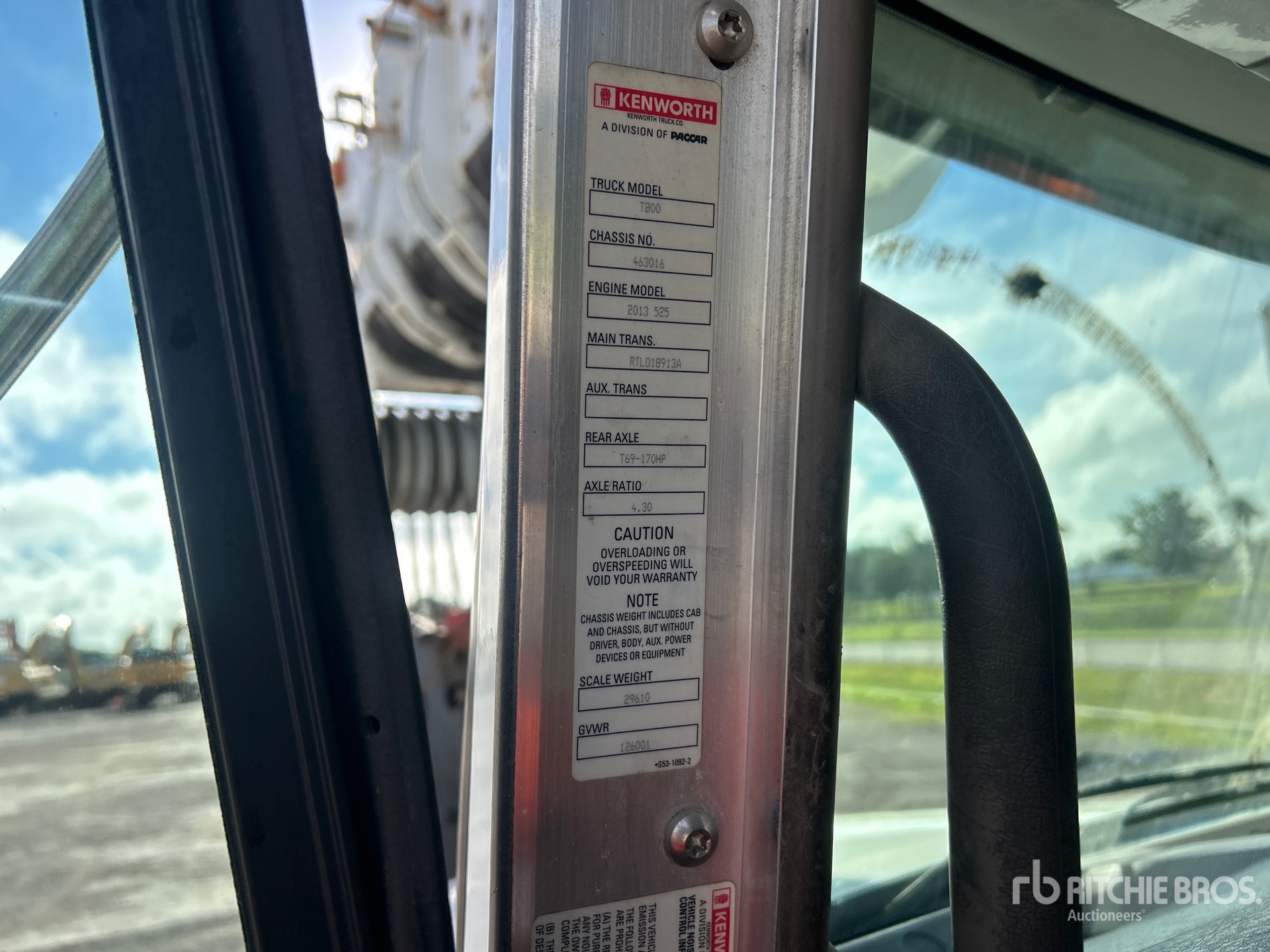 2015 Kenworth T-800