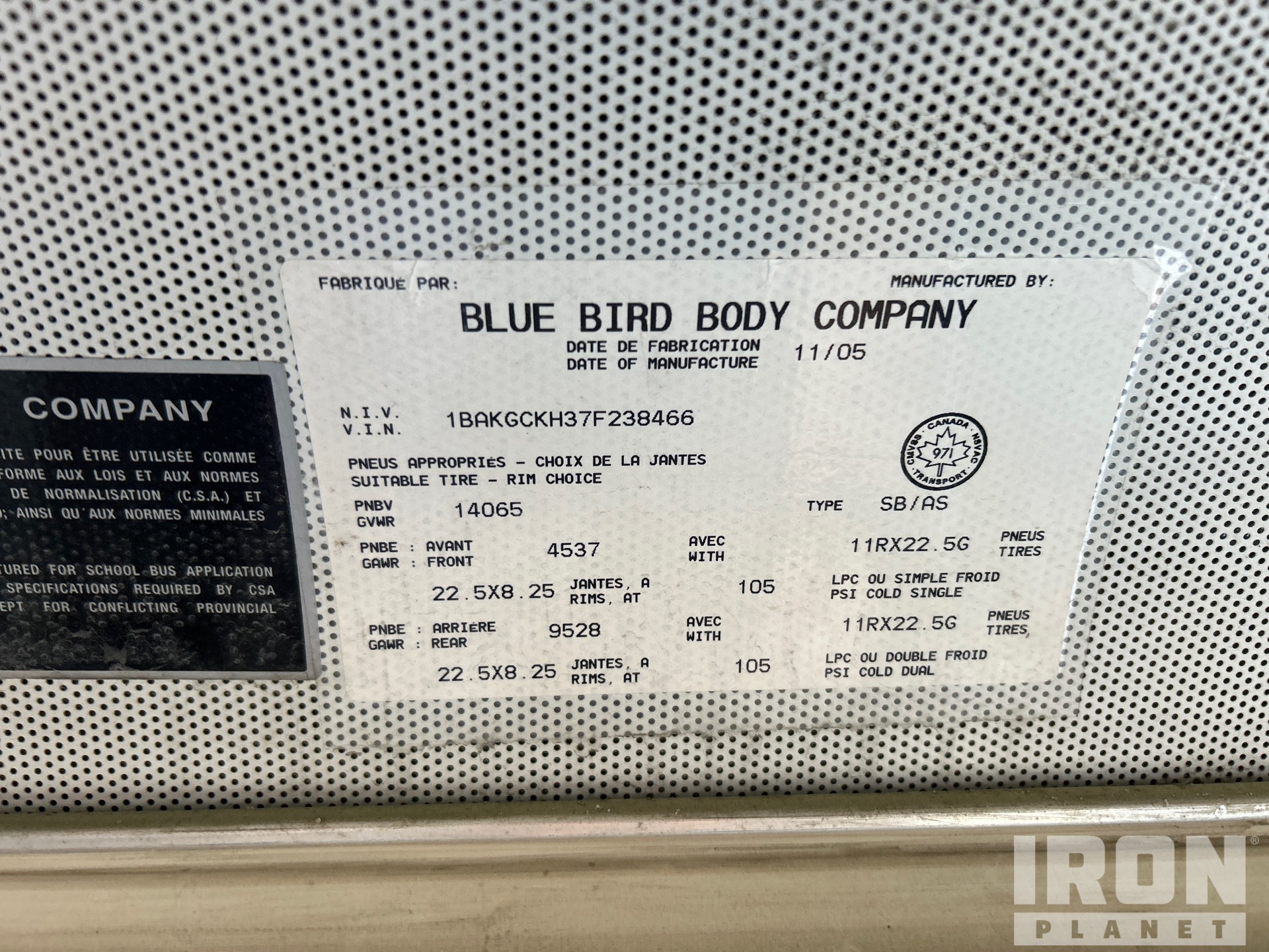 2007 Bluebird 4x2 48-Seat School
