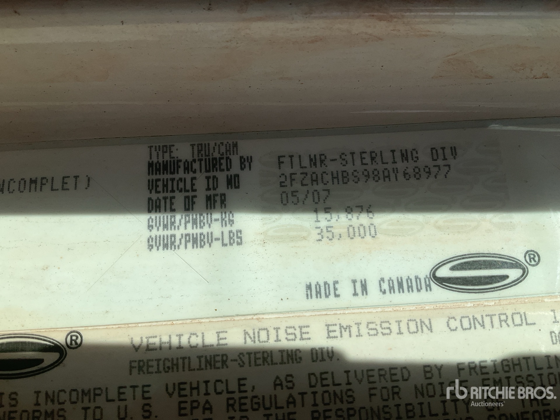 2008 Sterling ACTERRA