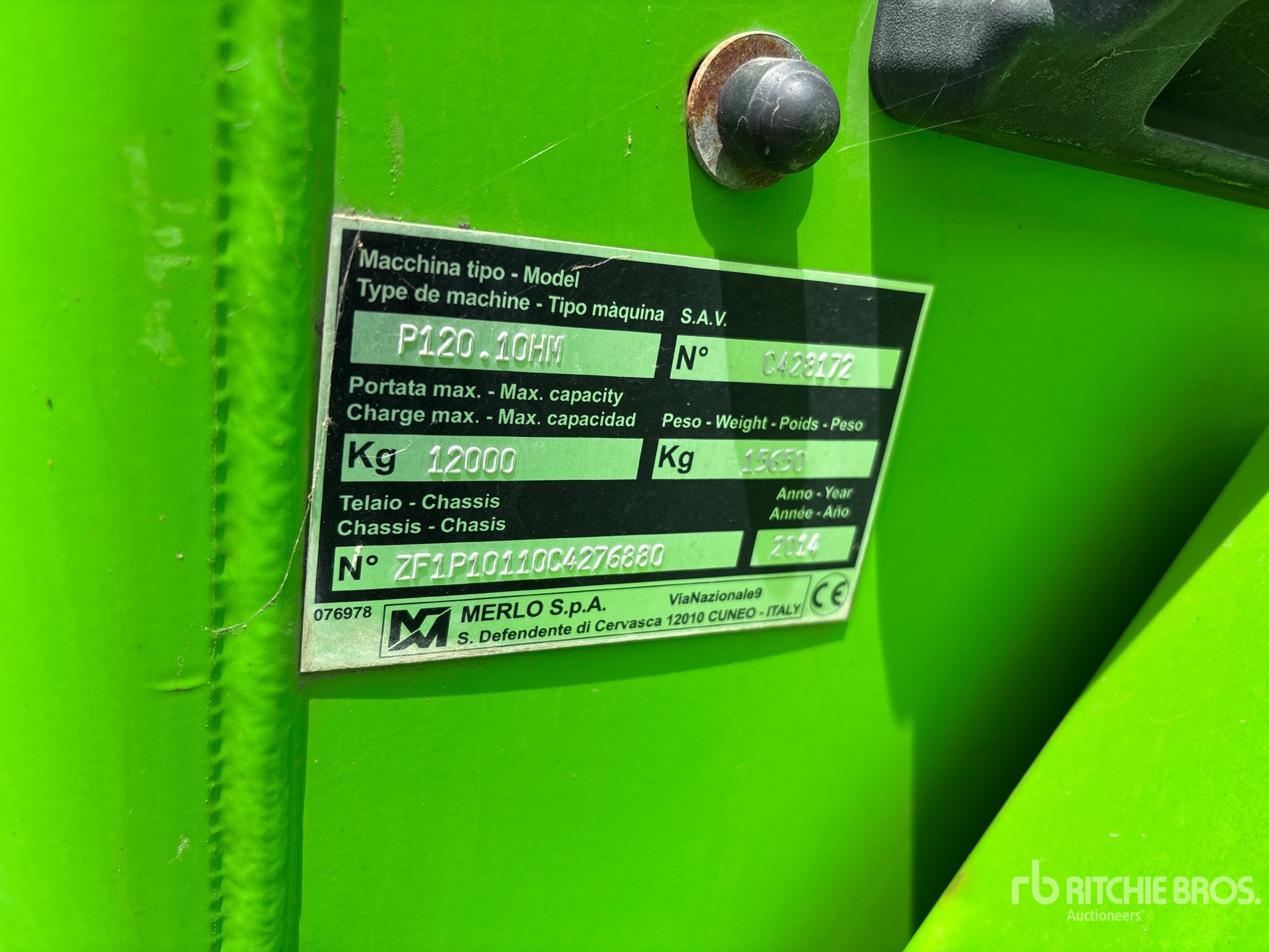 2014 Merlo P120.10HM