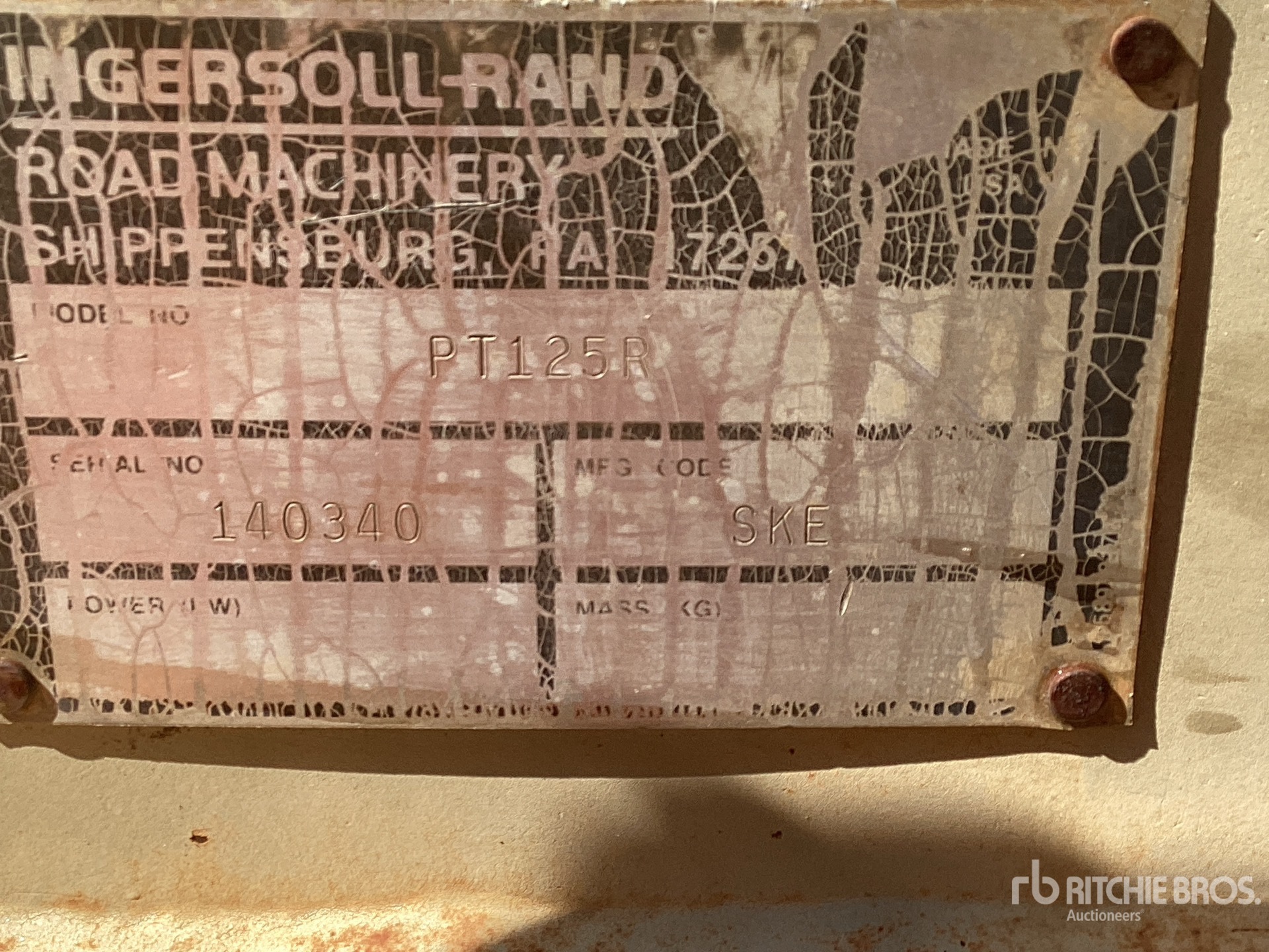 1995 Ingersoll Rand PT125R