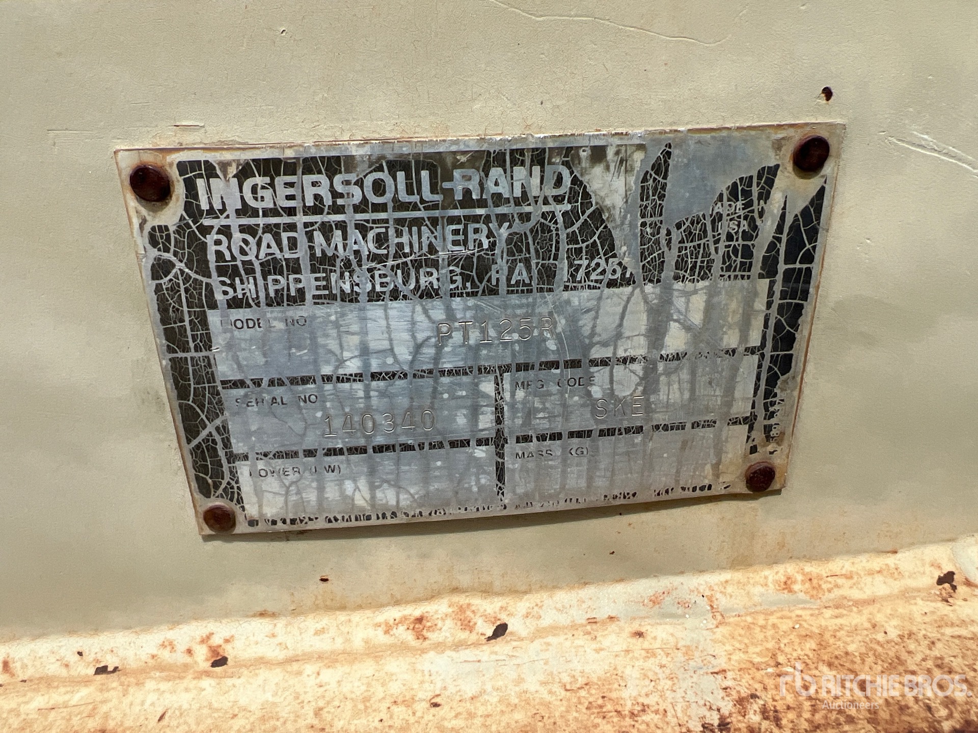1995 Ingersoll Rand PT125R