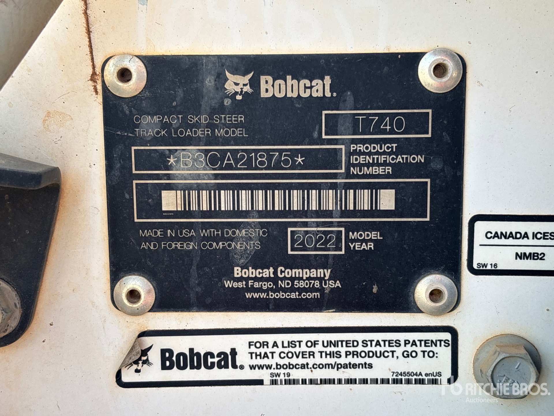 2022 Bobcat T740
