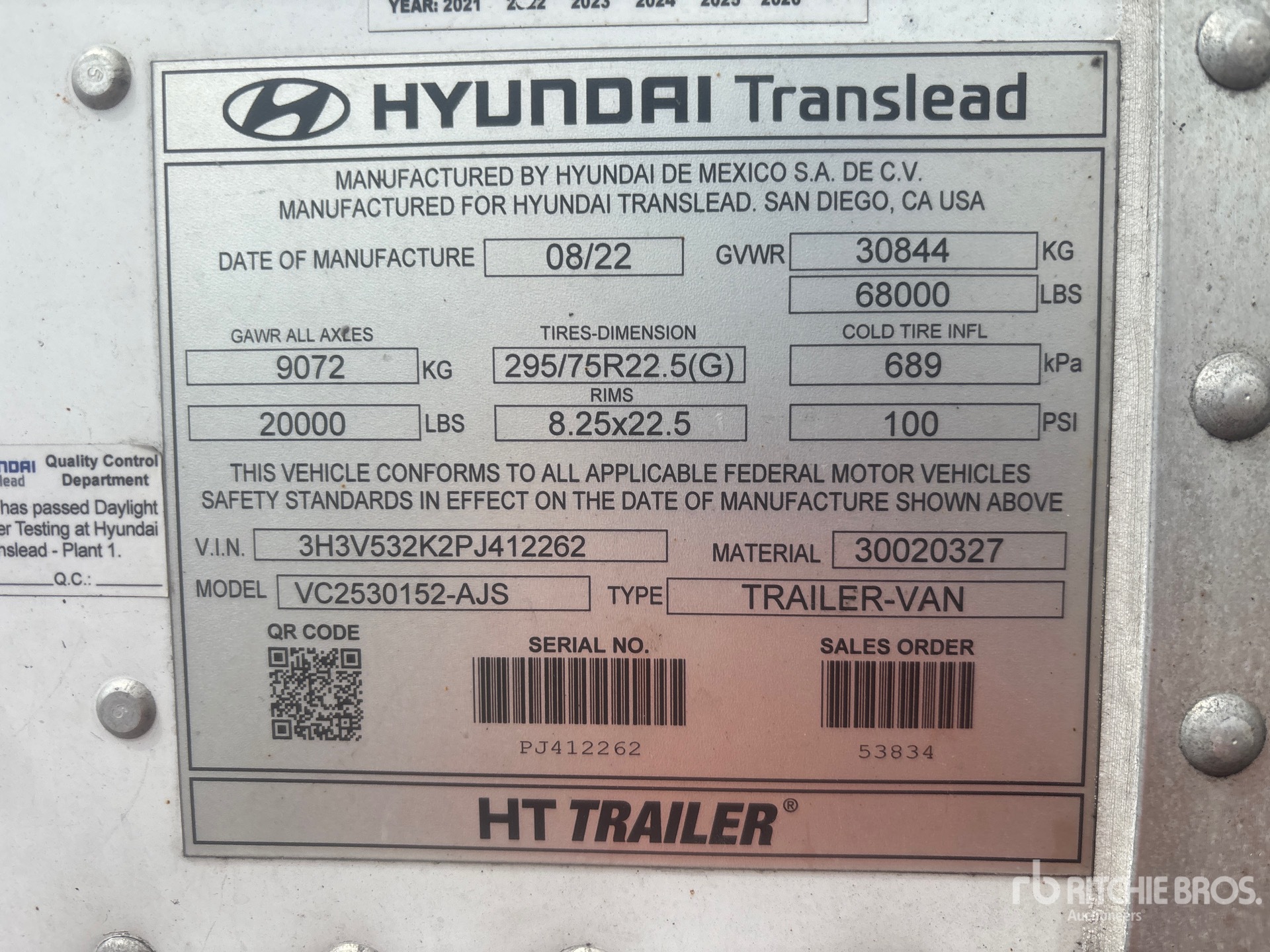 2023 Hyundai VC2530152-AJS