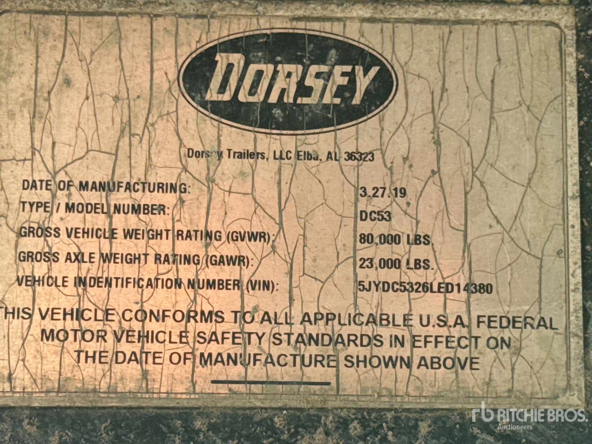 2020 Dorsey DC53