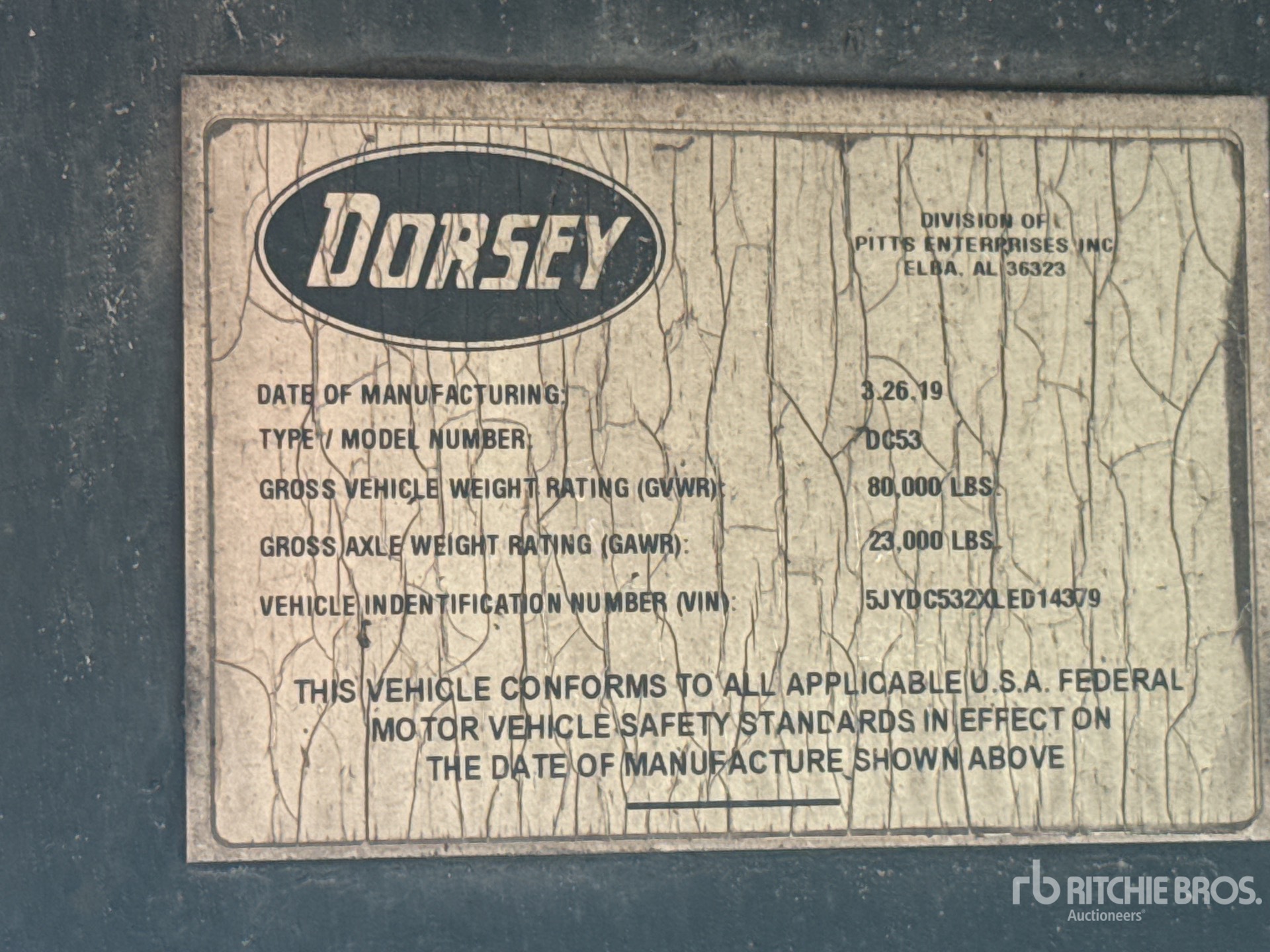 2020 Dorsey DC53