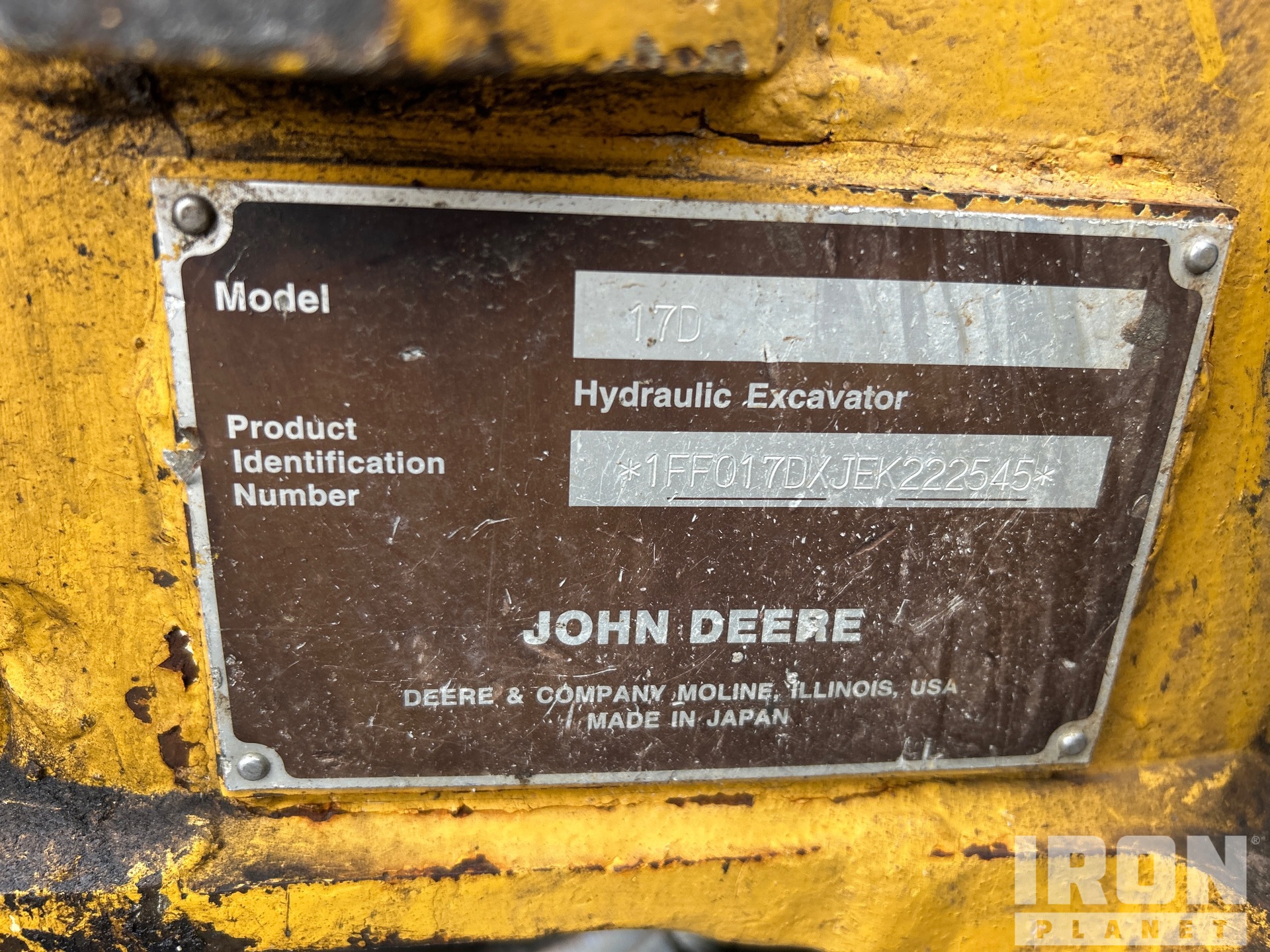 2014 John Deere 17D