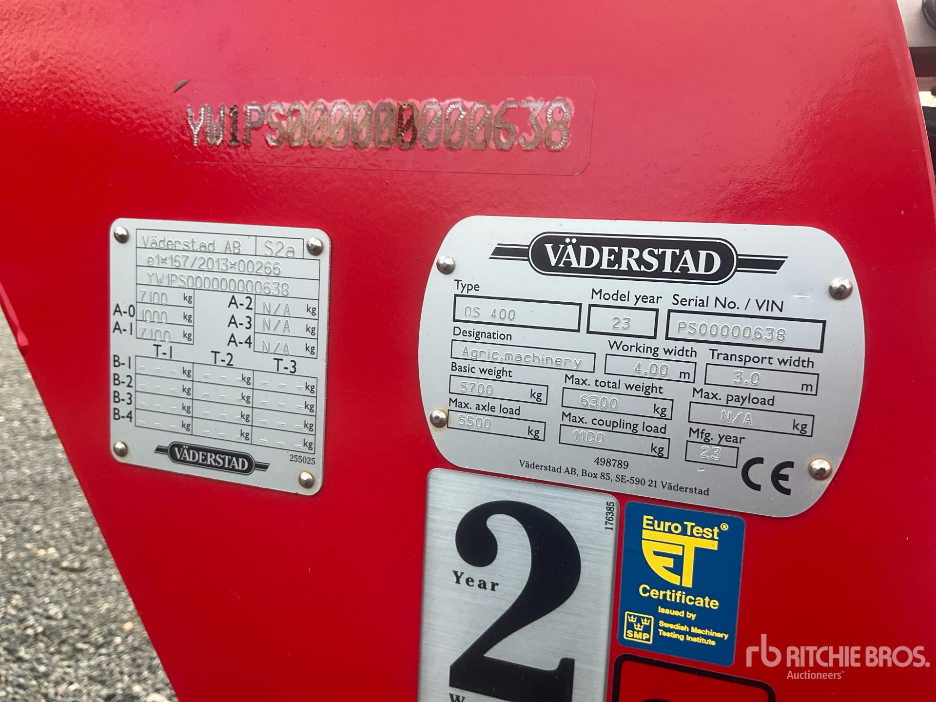 2023 Vaderstad OPUS 400