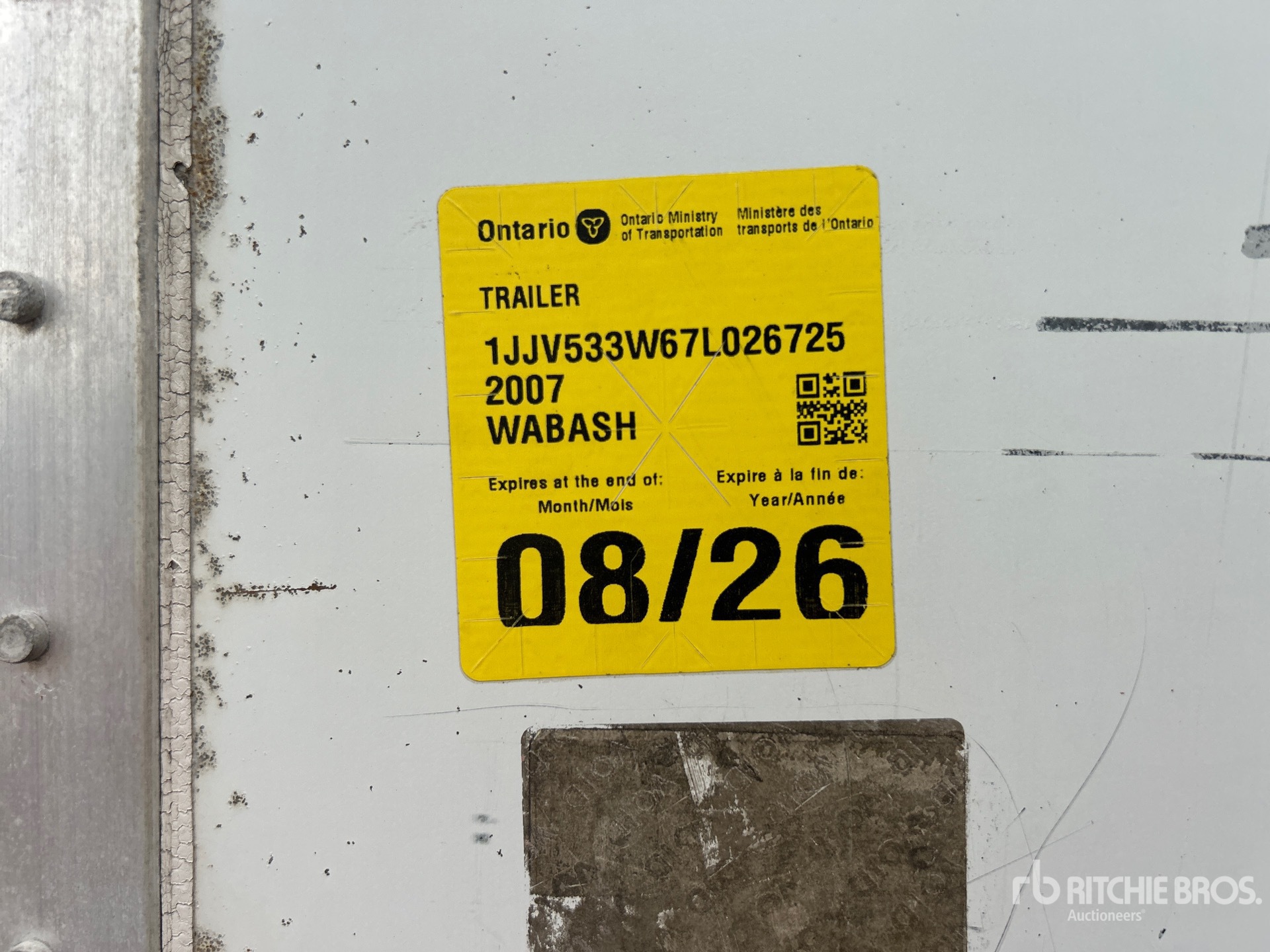 2007 Wabash 53 ft Tri/A