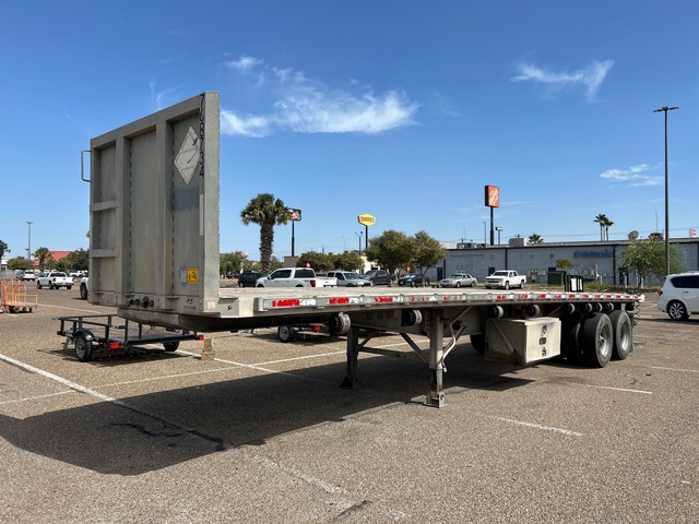 2017 Hyundai FC2366122-AF 68000 lb 36 ft T/A Flatbed Trailer
