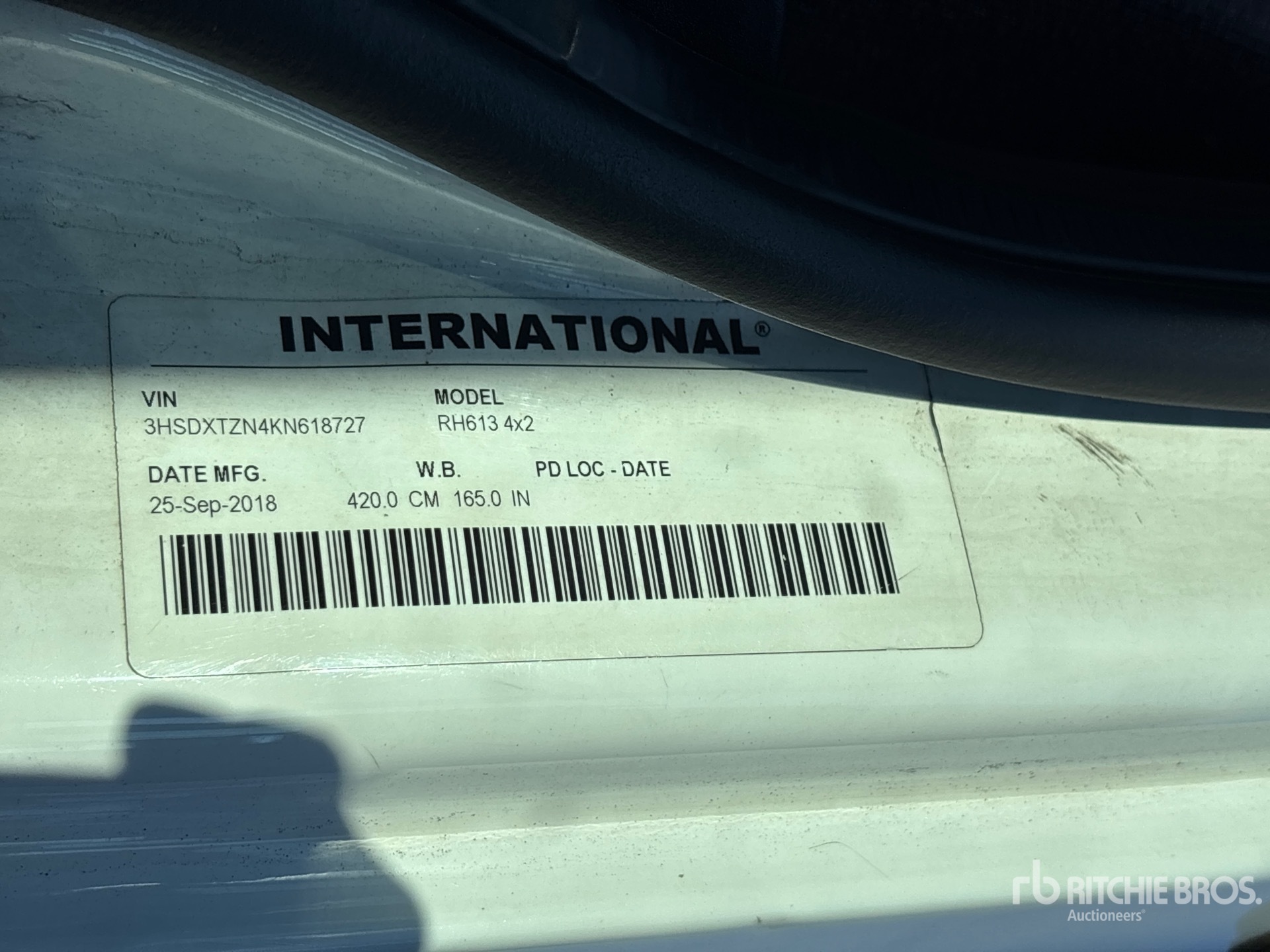 2019 International RH613