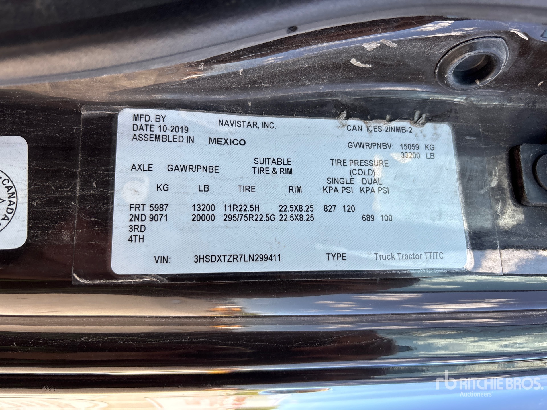 2020 International RH613