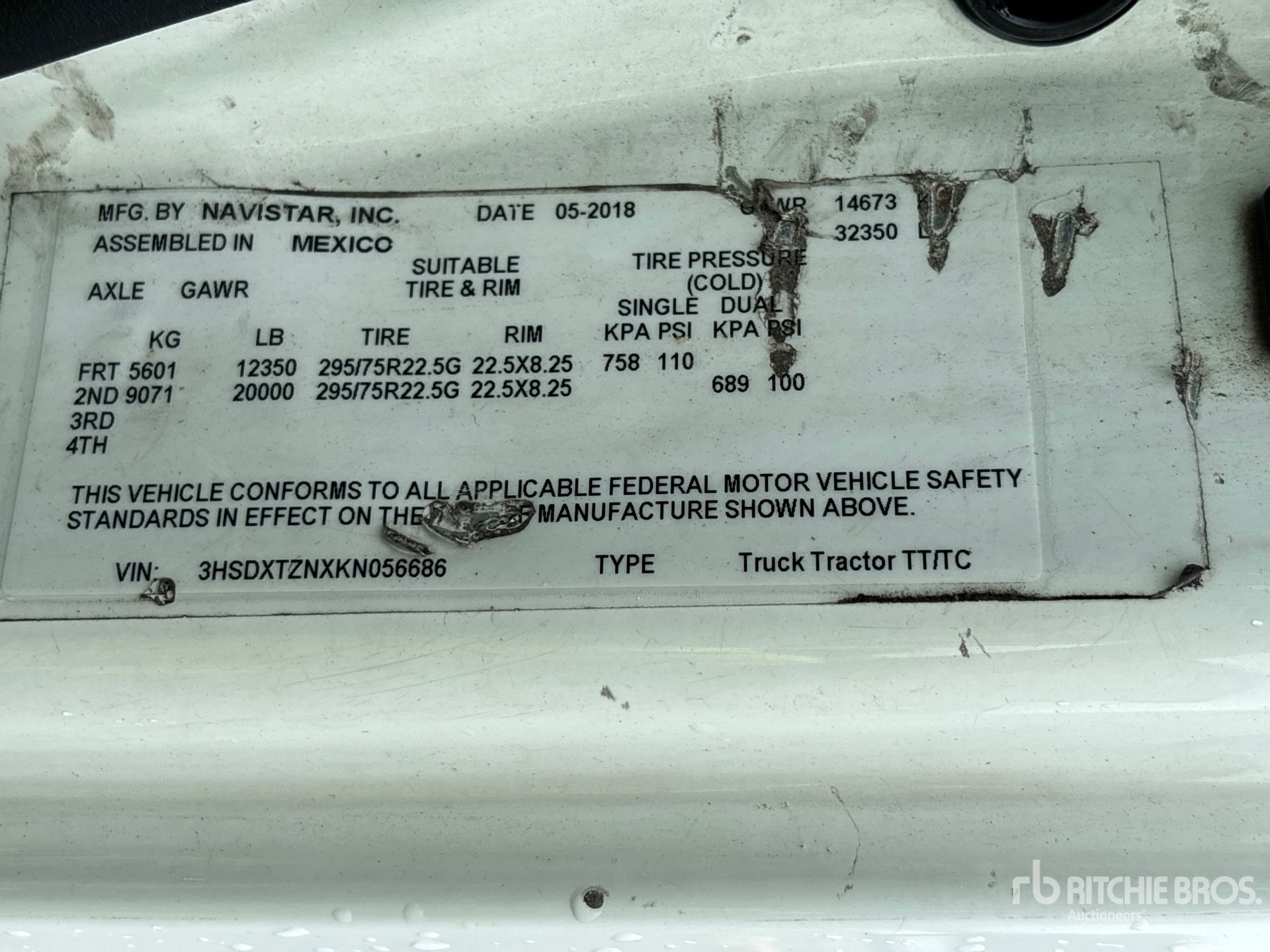 2019 International RH613