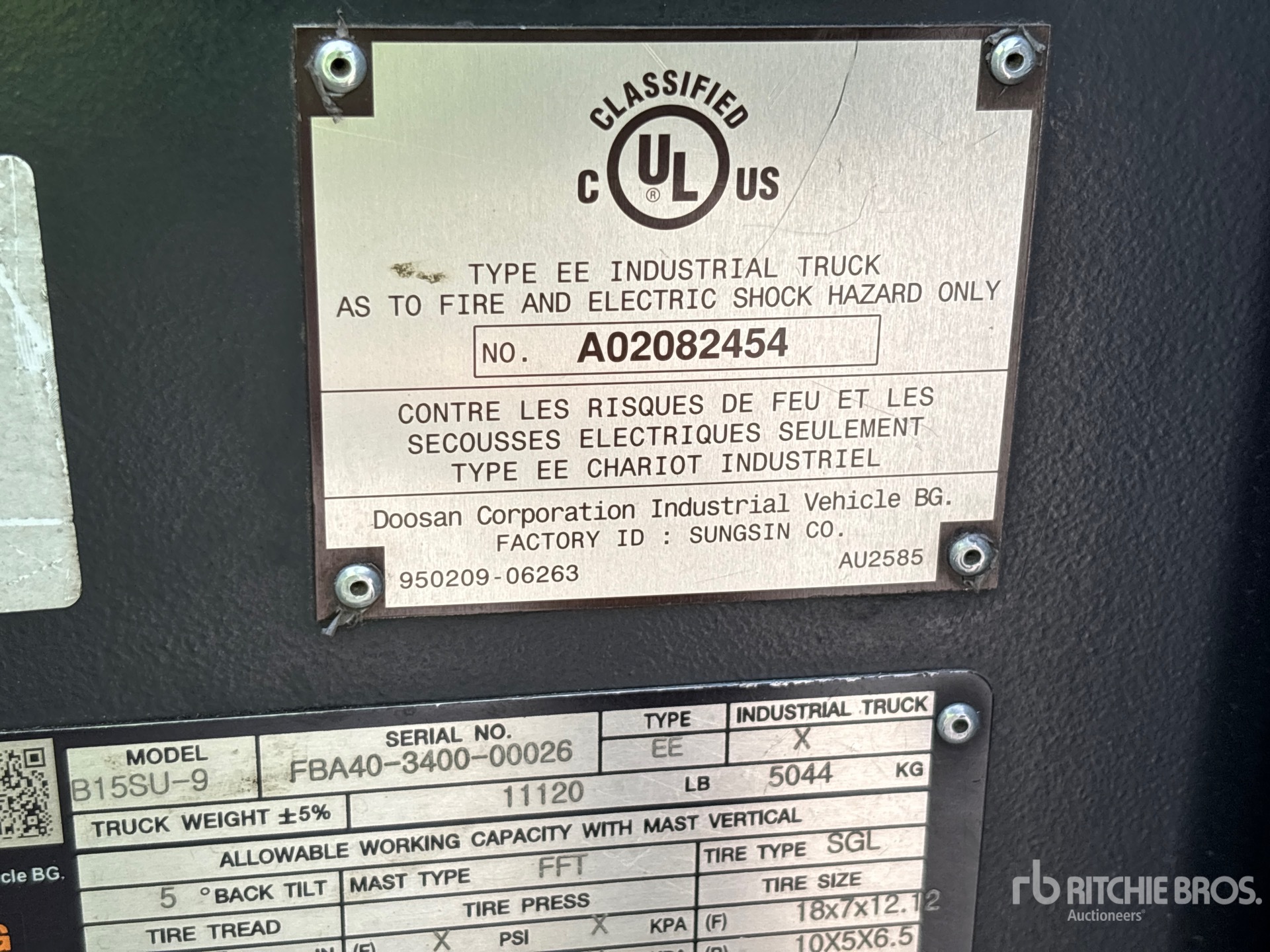 2020 Doosan B15SU-9