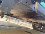 Trailer Chassis with Frame Rails/ Main Beams Condition