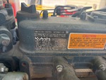 Engine with Emission Label