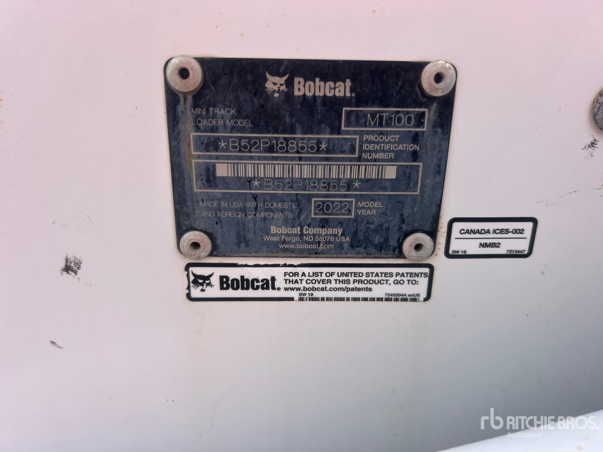 2022 Bobcat MT100