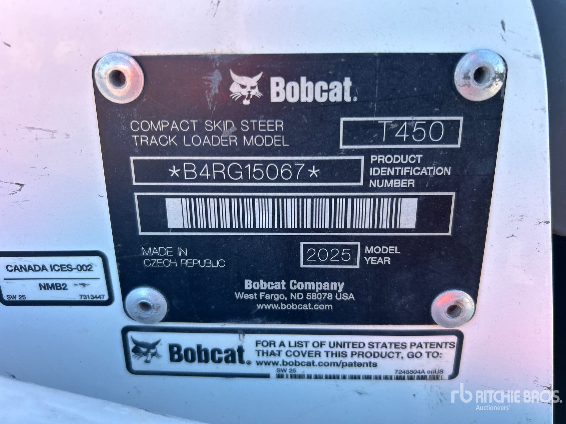 2025 Bobcat T450