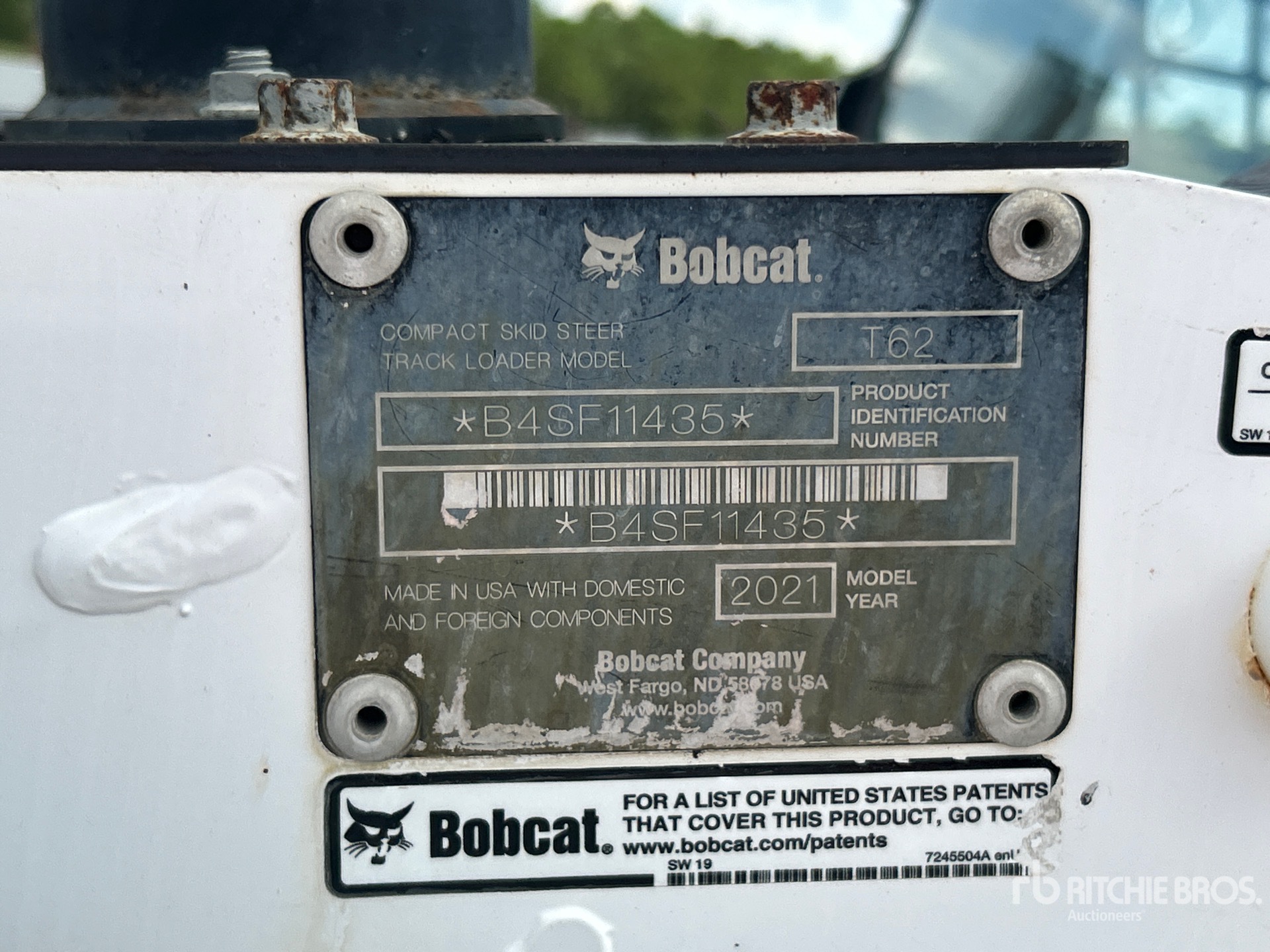 2021 Bobcat T62