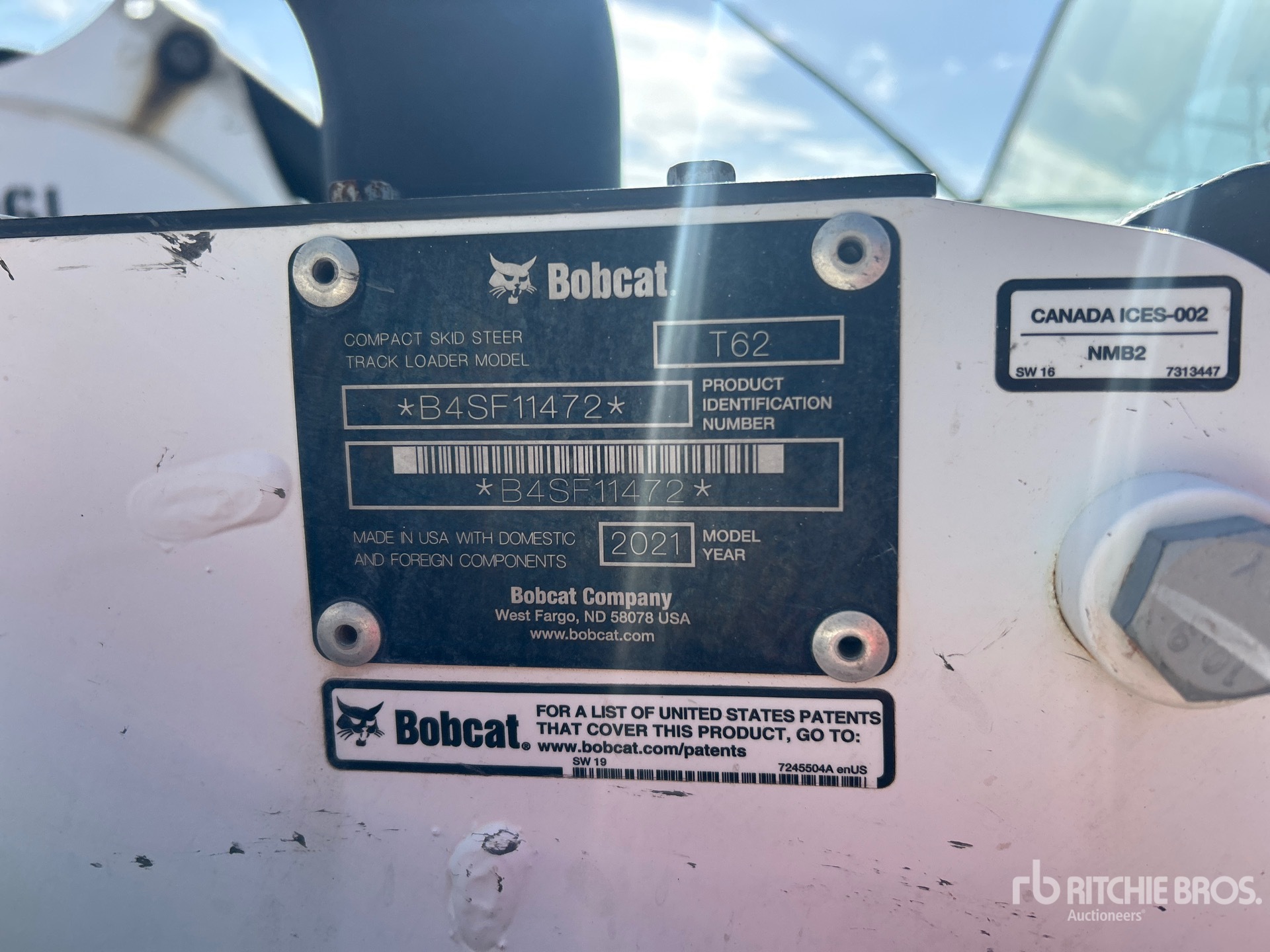 2021 Bobcat T62