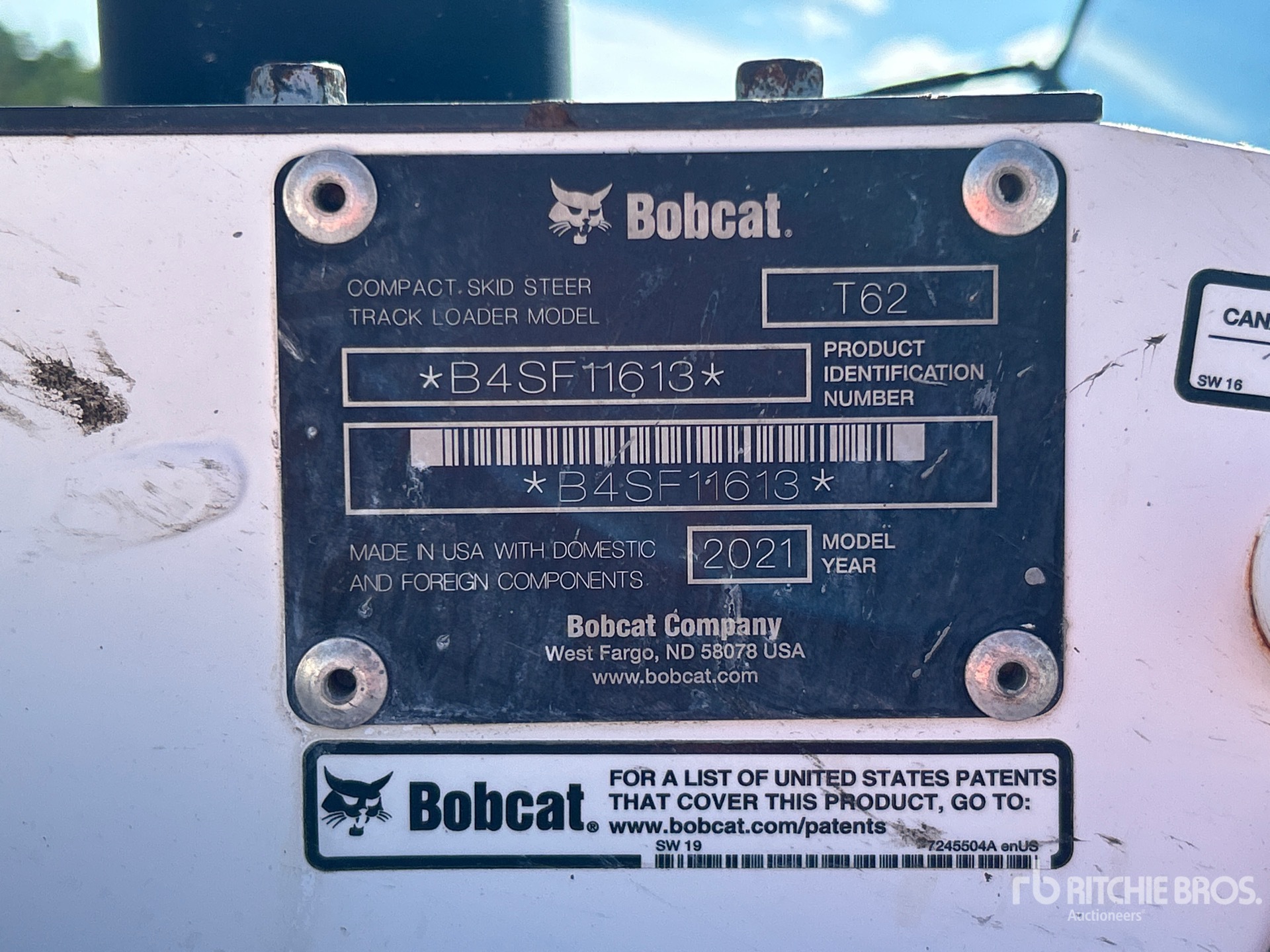2021 Bobcat T62