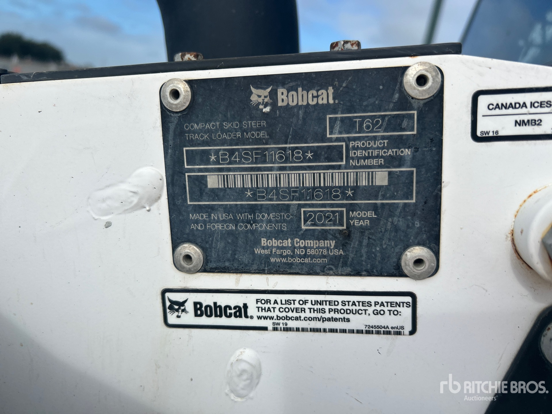2021 Bobcat T62