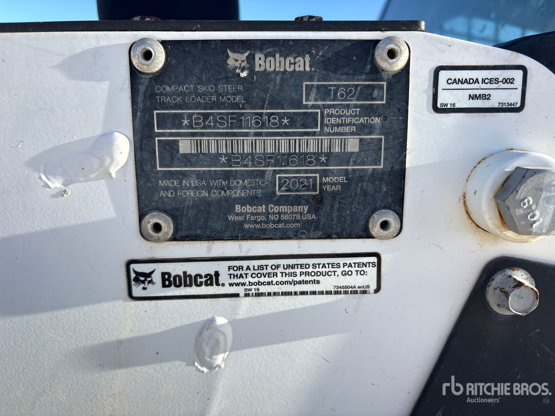 2021 Bobcat T62