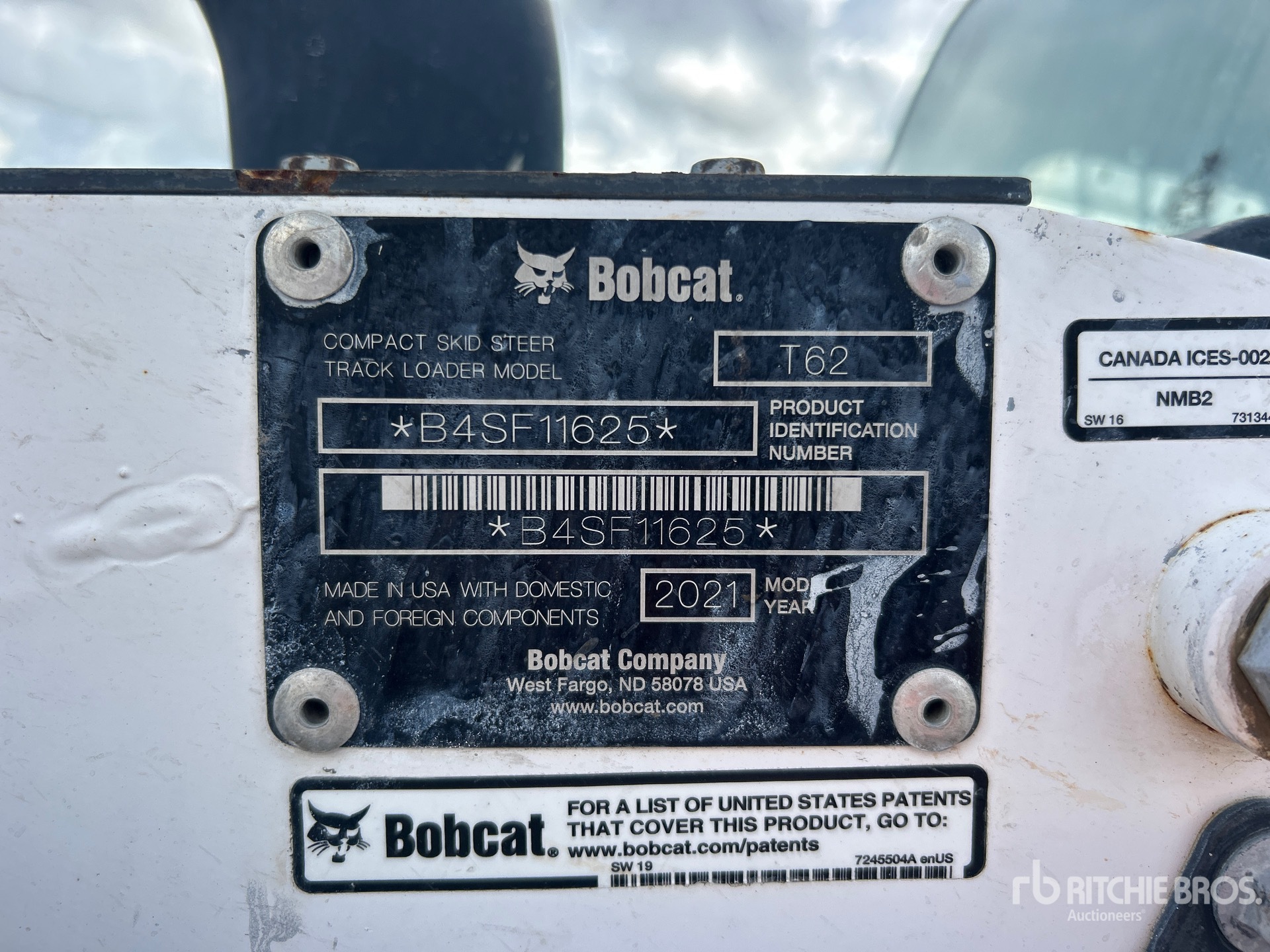 2021 Bobcat T62