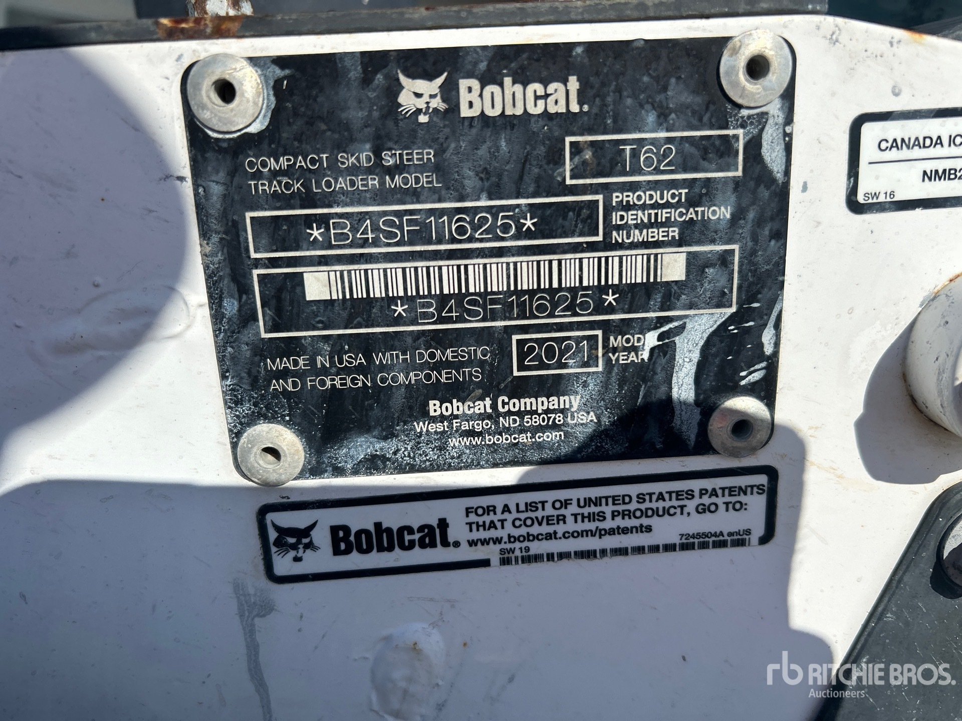 2021 Bobcat T62