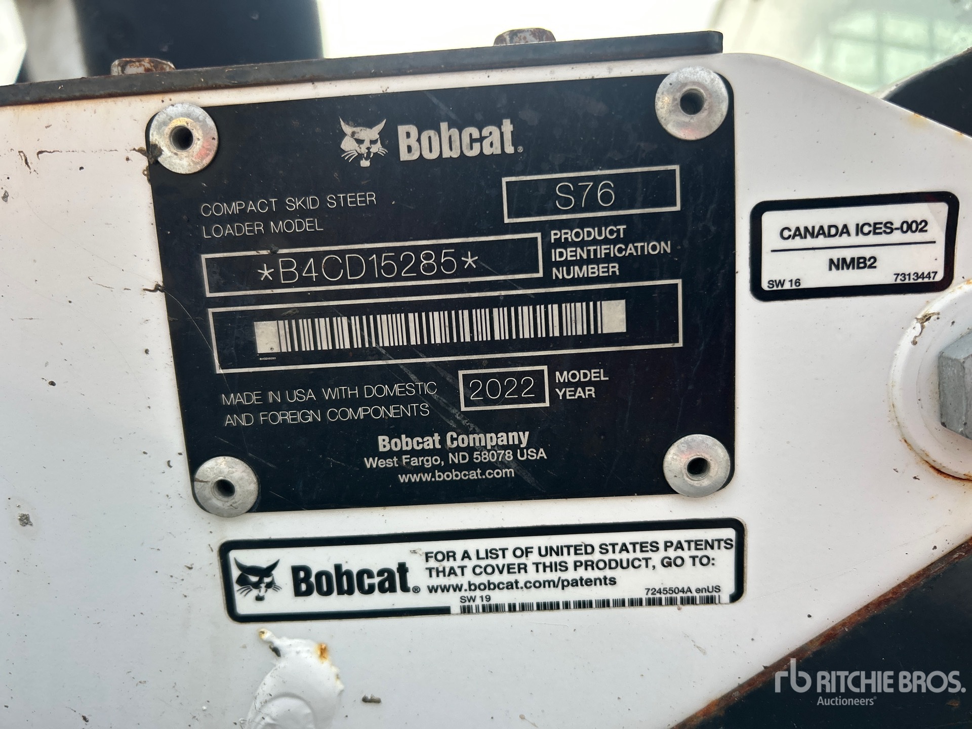 2022 Bobcat S76