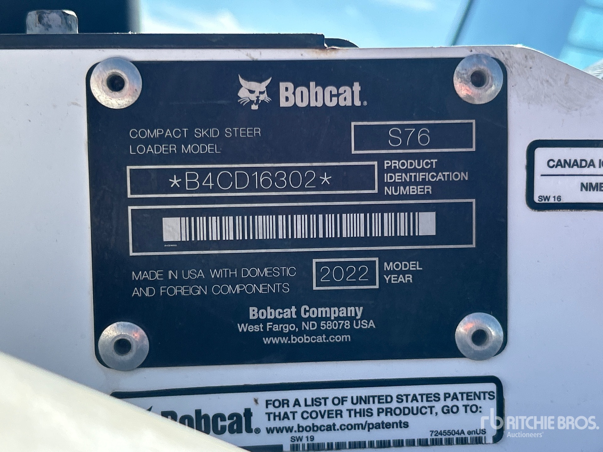 2022 Bobcat S76