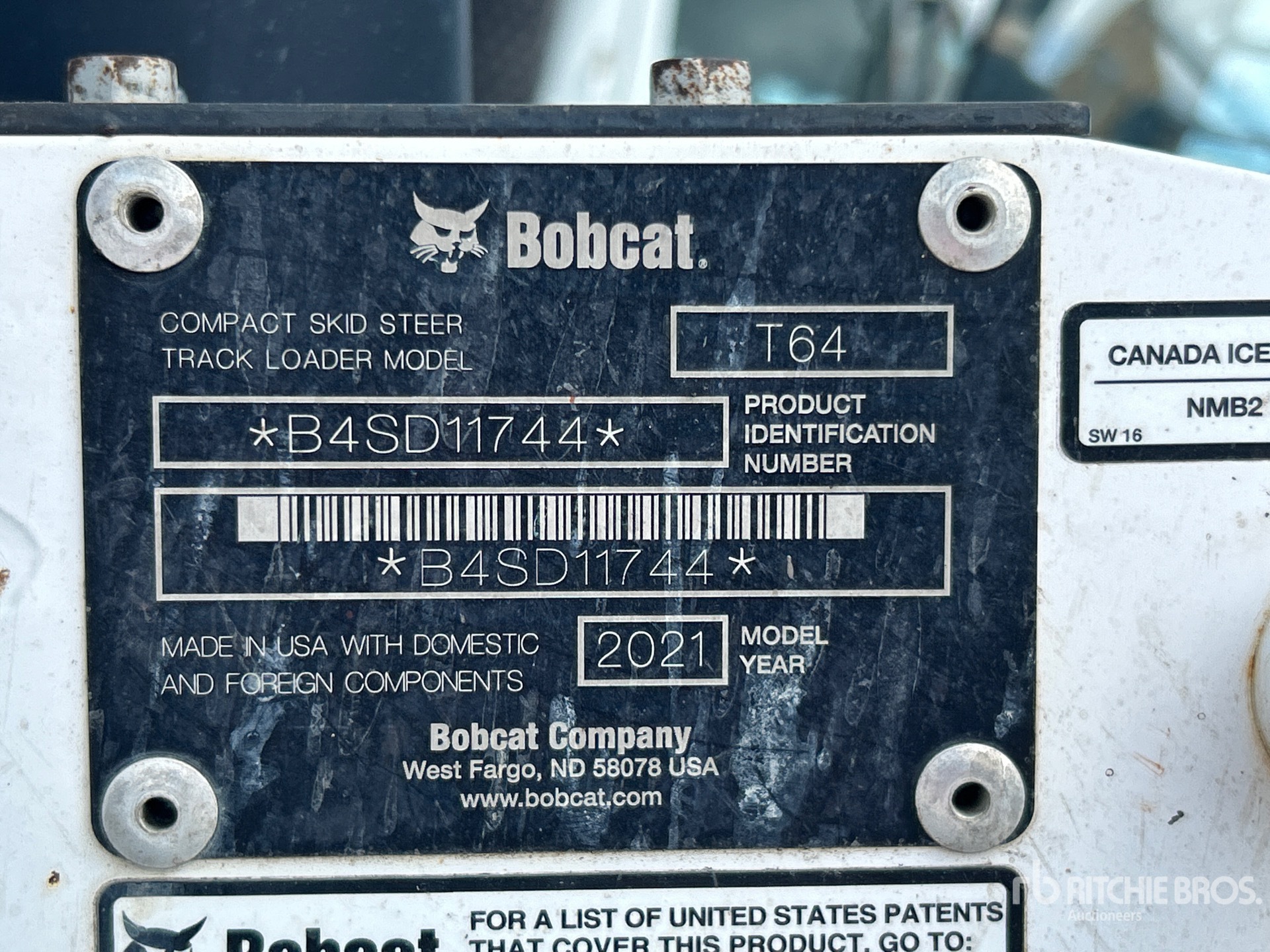 2021 Bobcat T64