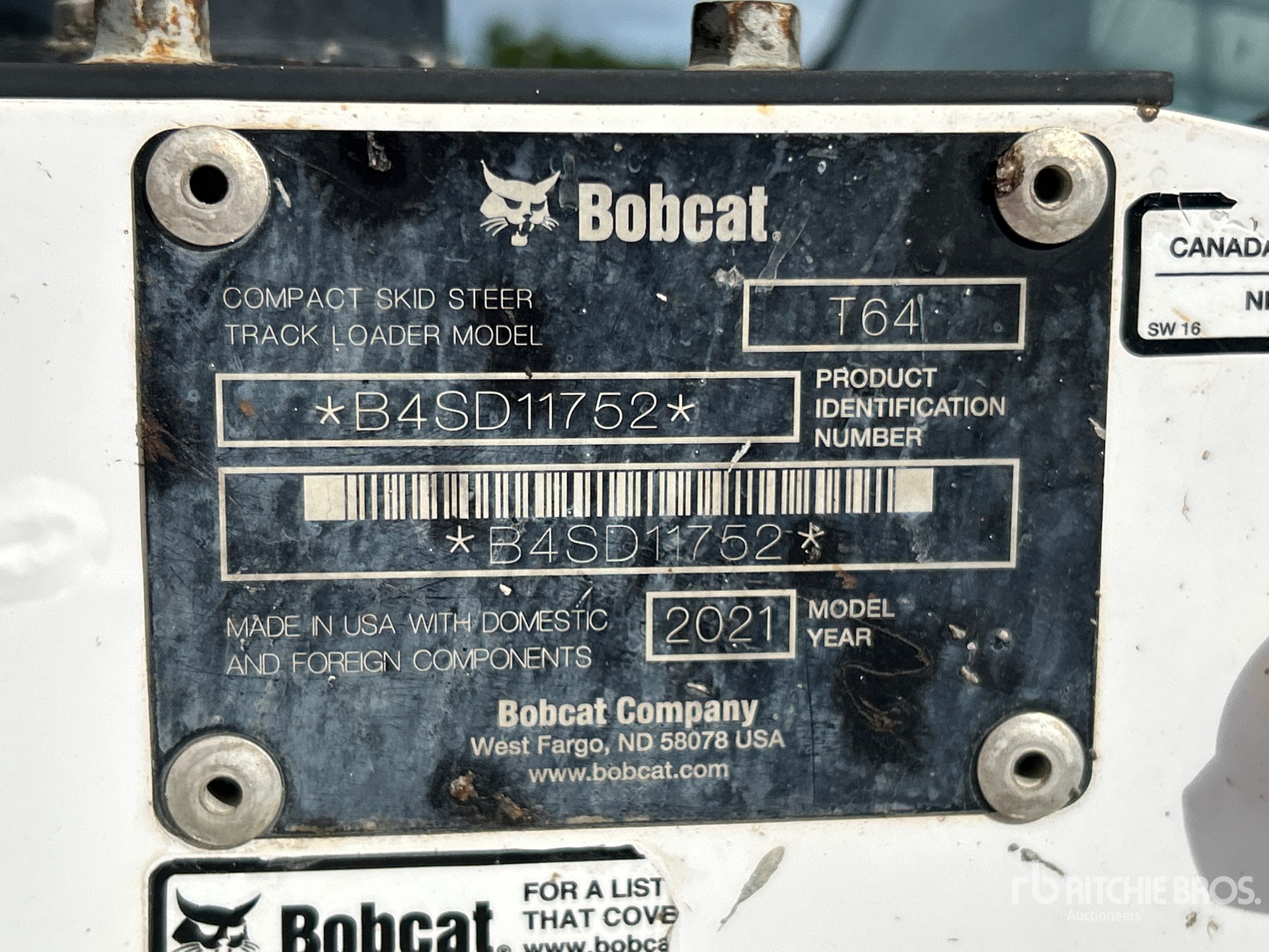 2021 Bobcat T64