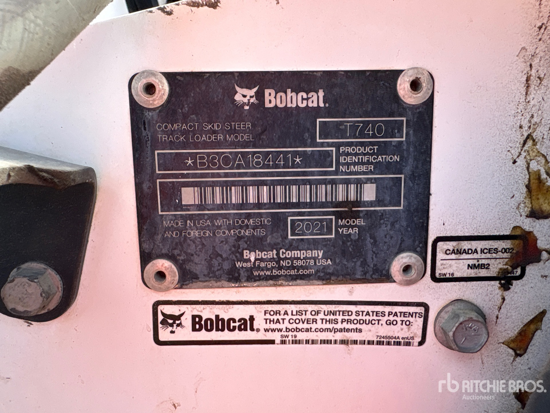 2021 Bobcat T740