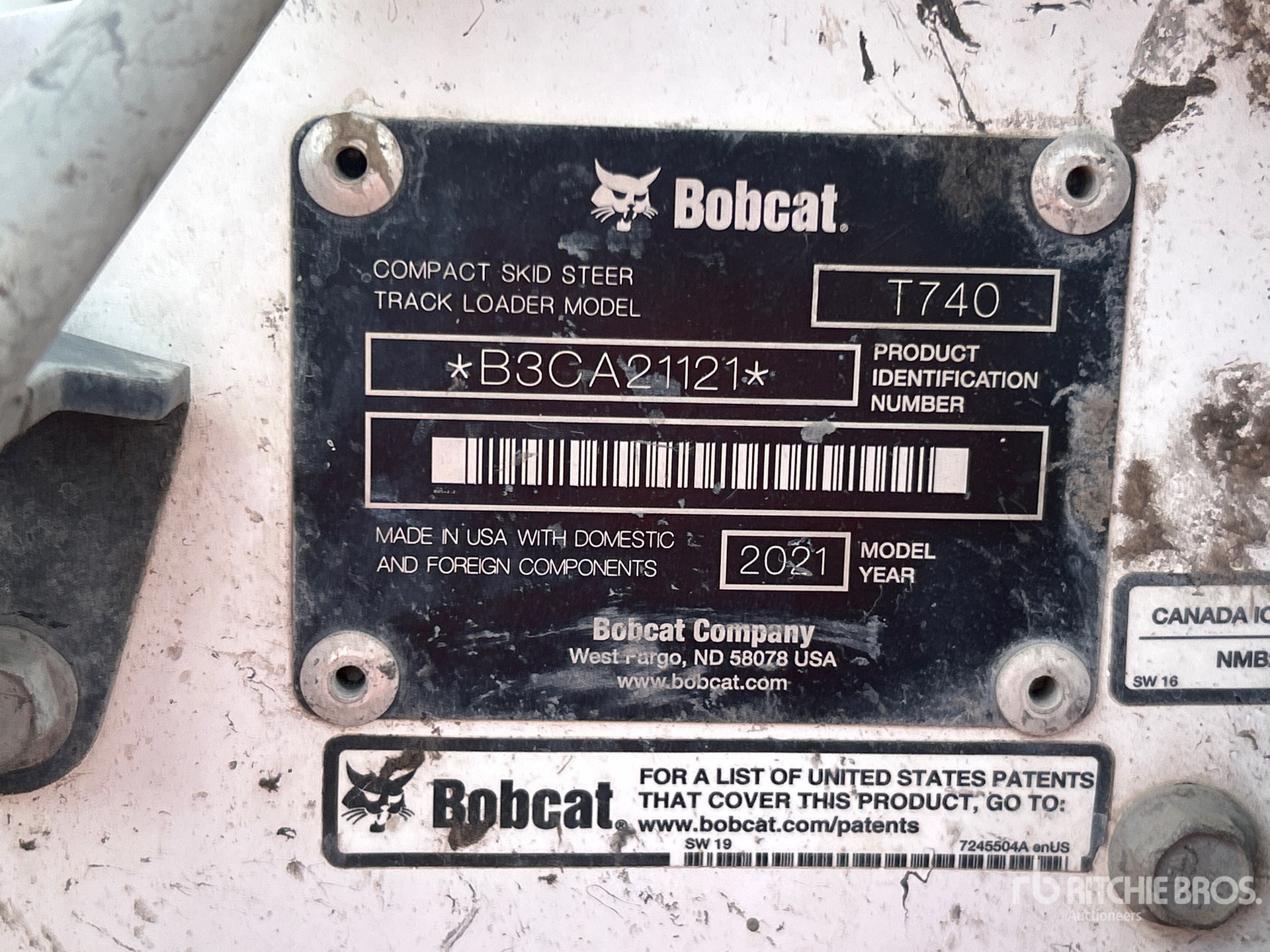 2021 Bobcat T740