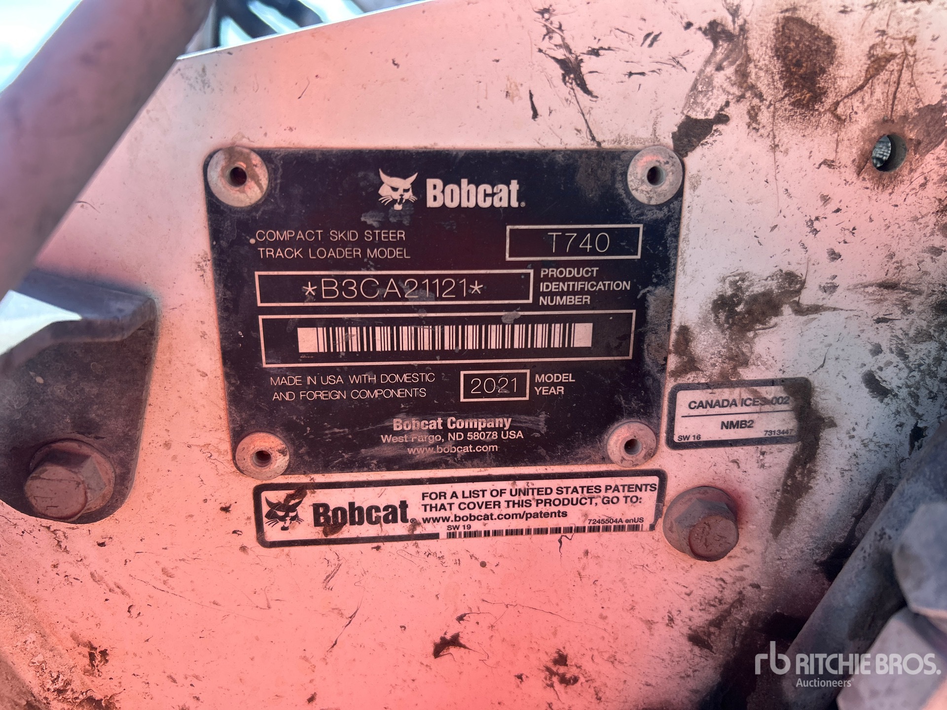 2021 Bobcat T740