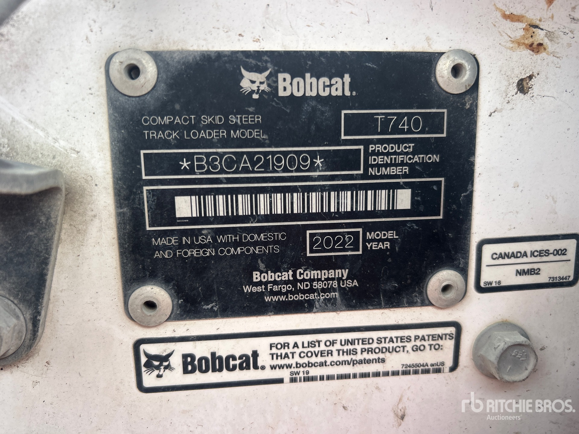 2022 Bobcat T740