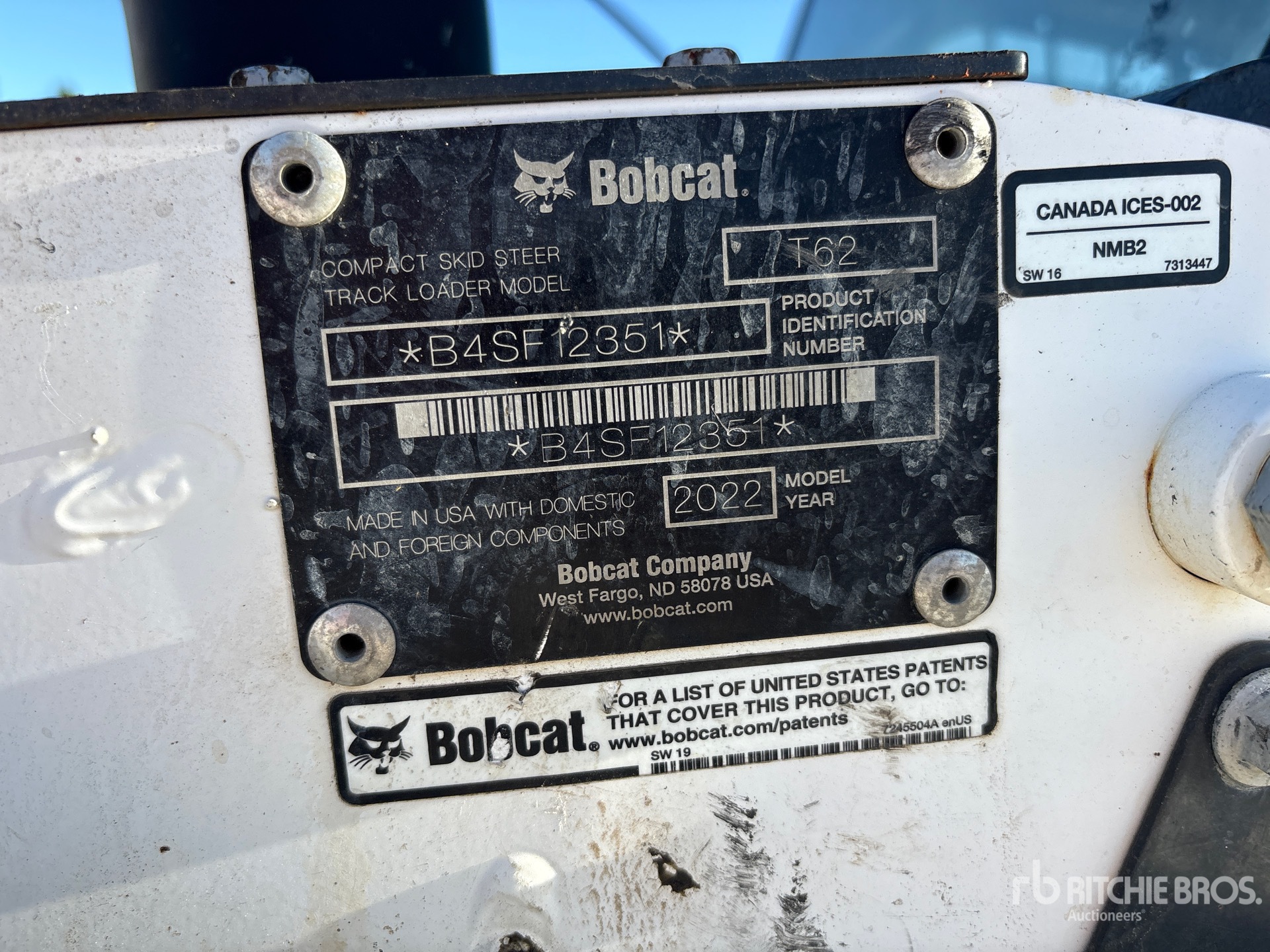 2022 Bobcat T62
